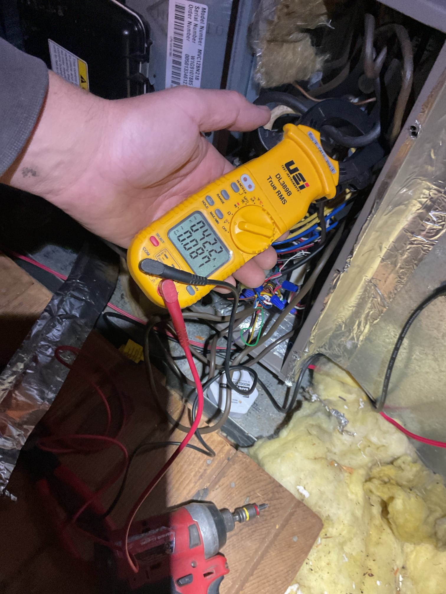 Completed heat tune up for 2.5 Ton Coleman system with 10KW electric heat kit 

Replaced 20x20x1 filter
Indoor and outdoor coils in good condition 
Inspected wiring, controls, electric motors and components; left estimate for WiFi thermostat. 
Measured temperature rise and static pressure 
Inspected drains; clears EZ trap, 
Checked integrity of compressor motor (mega ohm test)
Tested defrost cycle. 

Assessed refrigerant charge checked pressures. 300/80 with outdoor dry bulb temperature 25°

Heat pump system operating well at this time. 

Homeowners paid for plan renewal today. 