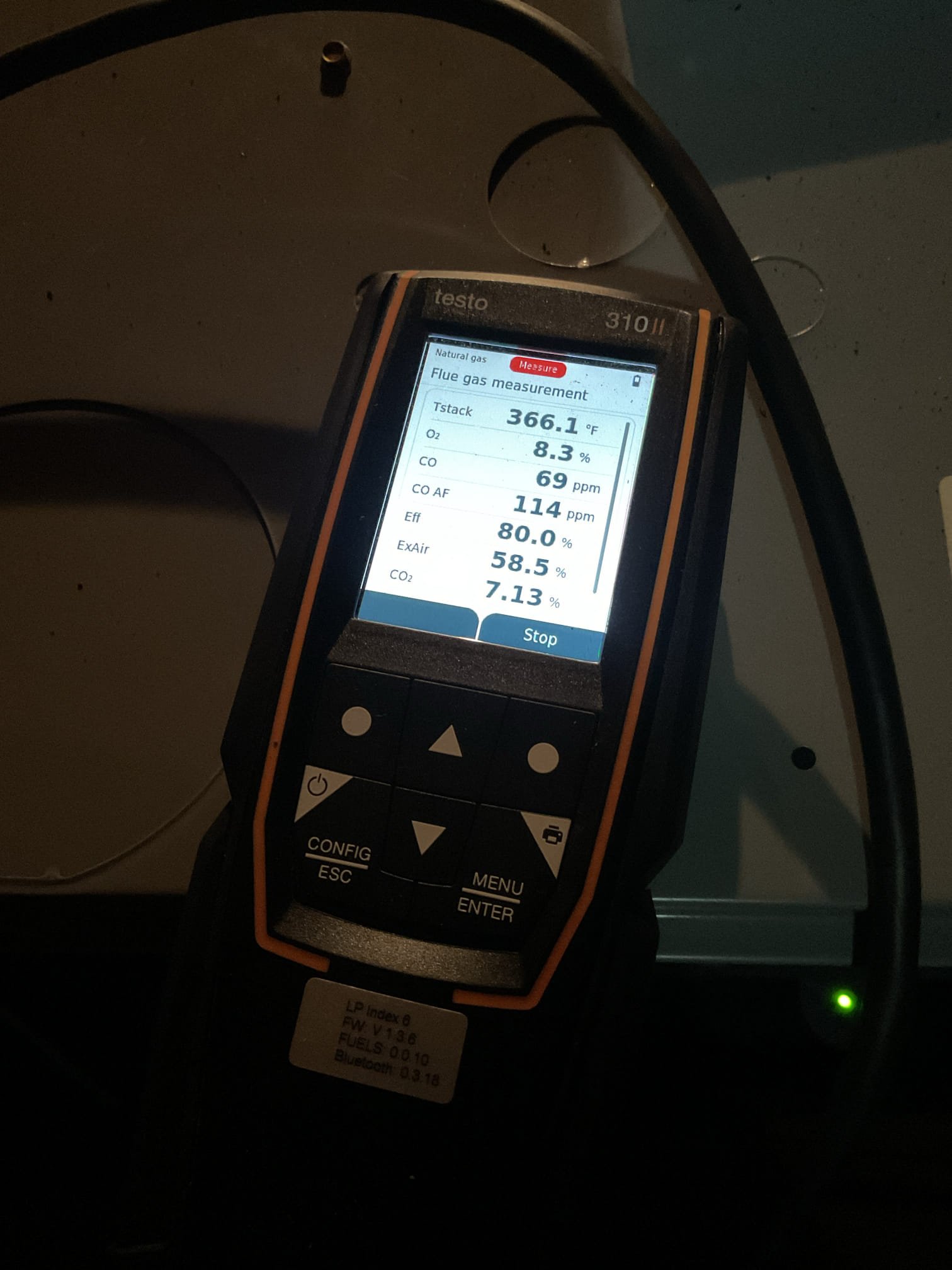 Luis 12-8-25 performed gas heat tune up on two gas heaters basement and attic units. Change filter ok both units (customer supplied filters.) check all electrical connections and components, clean sensor and inspect burners. Check air delivery and combustion removal system ok. Performed combustion test on both heaters ok. Cycle units ok both units are running within manufacture specifications. 
During today’s visit I also flush tankless water heater check operation ok inspect all all sensors and cables ok. Cycle water heater ok. 
Perform maintenance on tankless water heater  Perform combustion test.  Isolate tankless water heater and connect hose with safe flushing solution and flush water heater to remove scale from unit.  This ensures the water heater will work at maximum efficiency. (Cover for water very hard to remove for troubleshooting purposes customer will need to do something about it.. carpenter cutout cabinet) 