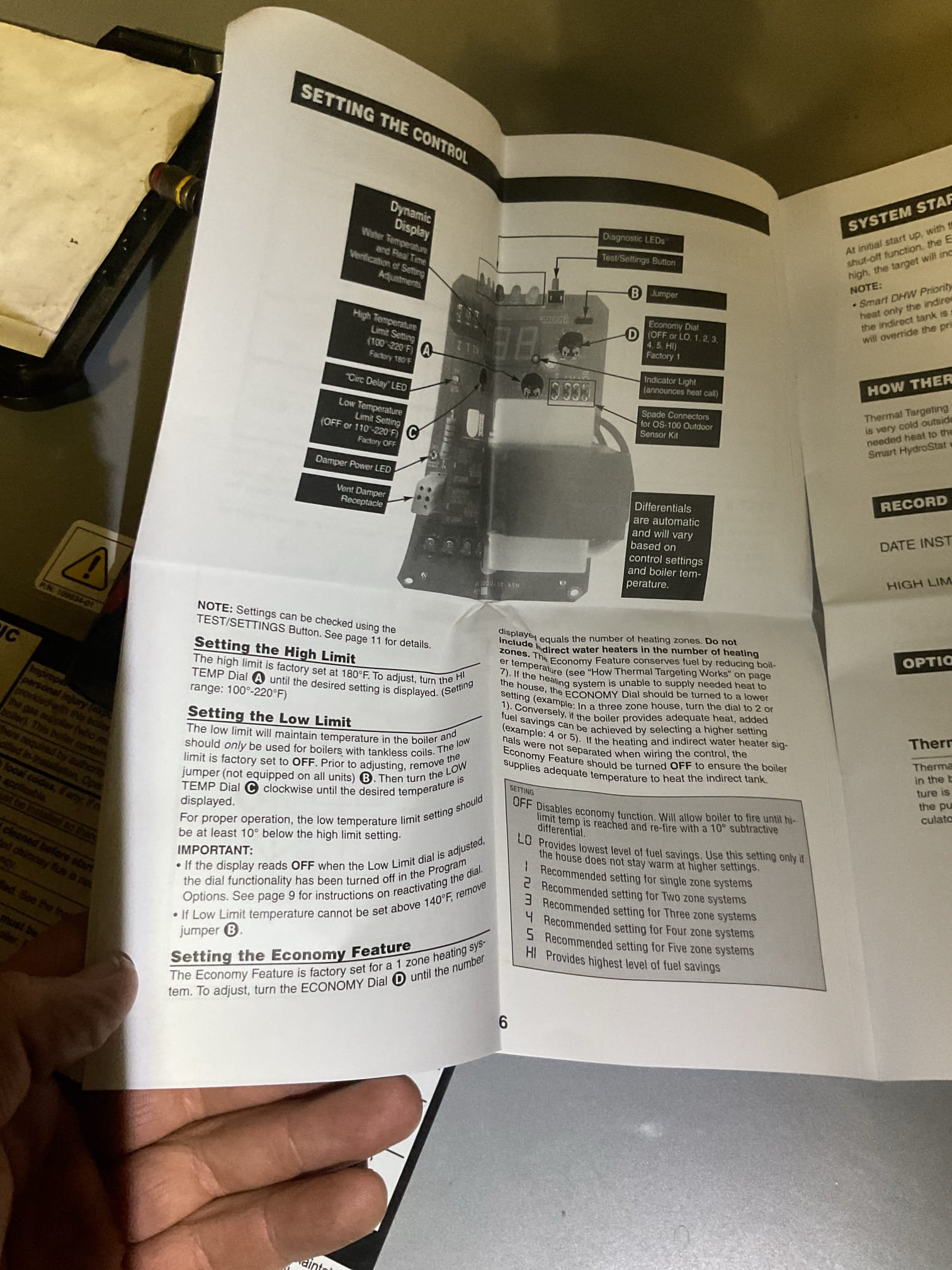 Issue is with the nest thermostat itself.
This is a different zone and nest from last time. 1st floor master bedroom.
When I showed up the “system error” was not displayed on the master bedroom thermostat.
Checked wiring connections at thermostat subbase. 
I went to zone valves at boiler.
The return temperature measured with a pipe clamp thermocouple rose from 134-160 degrees during the time I was keeping eye on boiler. 

Also double checked Hydrostat settings Hi limit 180, Lo Limit OFF, Economy OFF meaning the boiler cycles on when temperature drops to 170, then back off at 180°

Baseboard pipe temperature in master bedroom 160°

Boiler is performing as designed. 

If this issue recurs there will be a diagnostic fee charged.

Provided email estimate for (5) Ecobee premium thermostats. 