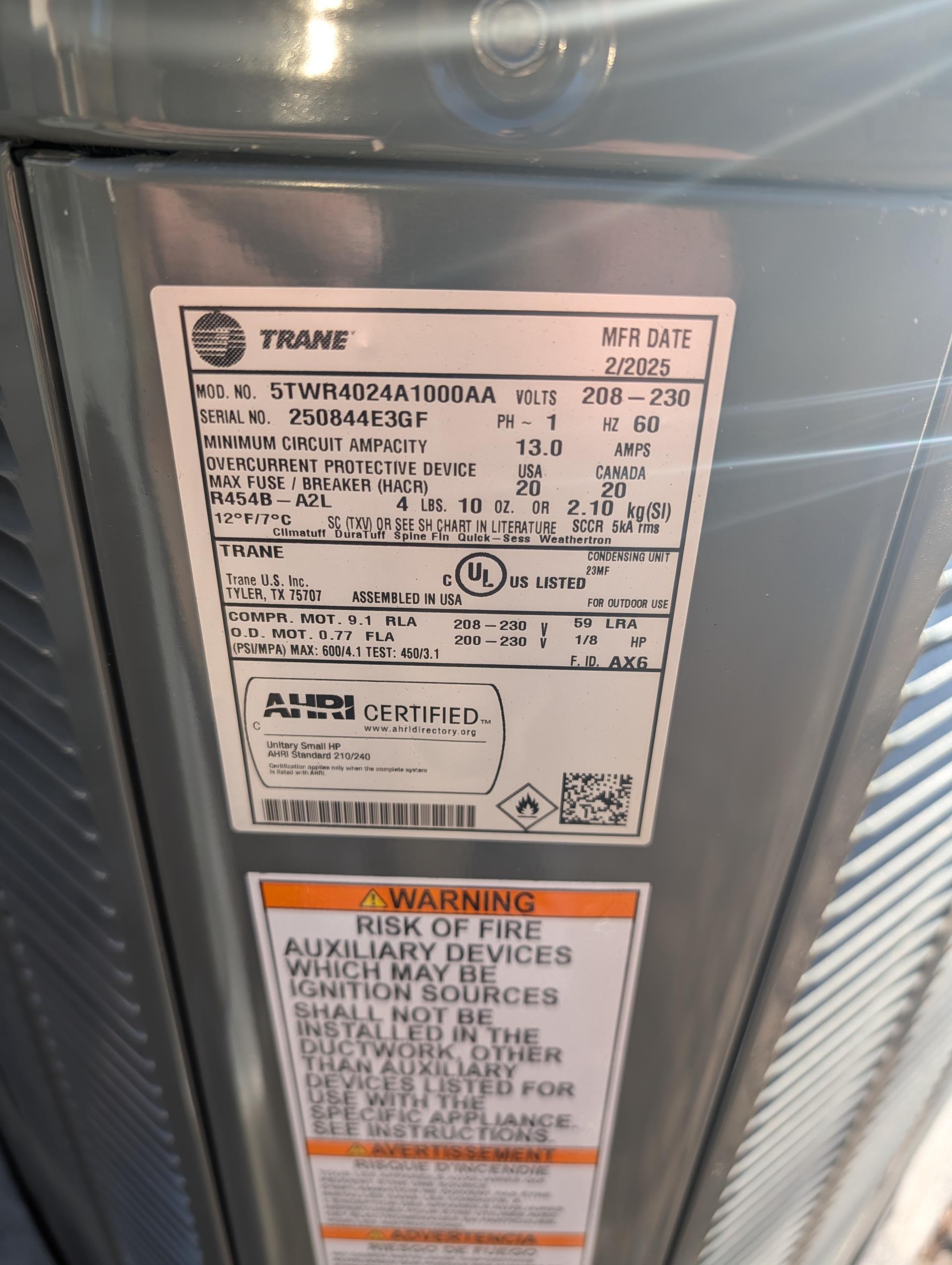 Completed (2) Heat tune ups

Replaced BOTH 16x25x1 filters. 
Attic filter heavily caked in flooring dust. Turn system off when doing flooring and replace filters often when doing construction.

Upstairs system is heat pump with 7”5kW capacity electric heat. 
Indoor and outdoor coils in good condition 
Inspected wiring, controls, electric motors and components; 34A 7.5 kW at 197V: Good
Measured temperature split and static pressure 
Inspected drains; 
Checked integrity of compressor motor (mega ohm test)
Tested defrost. 

Assessed refrigerant charge checked pressures. 278/77 Outdoor temperature 17°F Good

Heat pump system operating well at this time. 

First and second floor system is 80,000 BTU natural gas furnace:
Inspected heat exchanger, burners, flue pipe, inducer assembly and hoses
Inspected hot surface ignitor and verified resistance with meter
Cleaned flame sensor and verified flame rectification circuit
Measured temperature rise and static pressure
Checked wiring, controls, ele