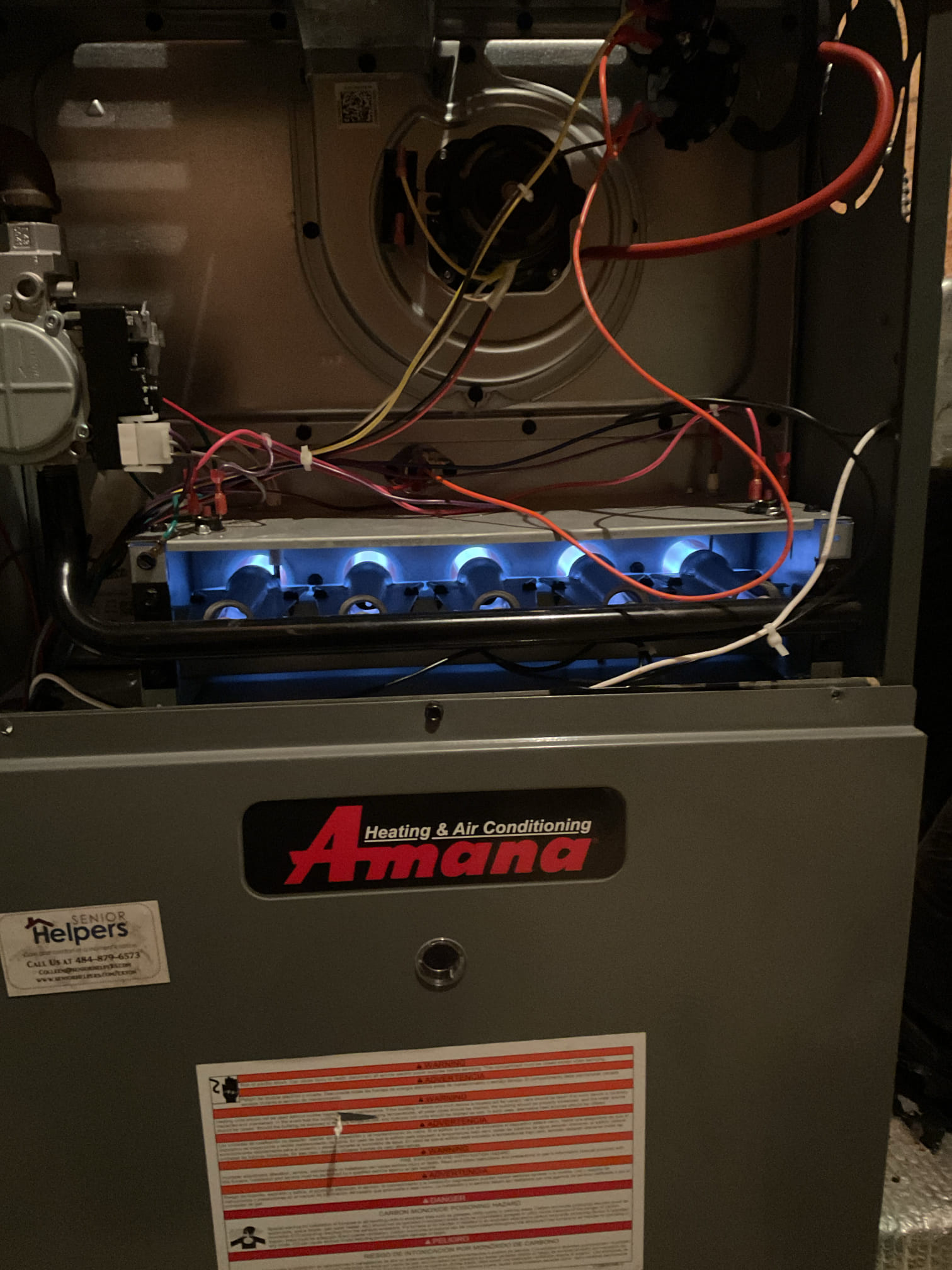 I arrived to the customers hall for a comfort issue. She can feel heat, but it’s not real hot and thermostats not able to keep up. I went to the upstairs unit we had just serviced it on 11/20/25. Blower sounded really loud found air filter was clogged. Had an air code on the control board for EE3 which is a high limit trip. Replace the air filter and retested equipment. Thermostat was at 65° by the time I’d let it go into second stage temp , the temperature downstairs is already up to 68°. No charge for tonight‘s call I waived the diagnostic, we were here less than a month ago. 