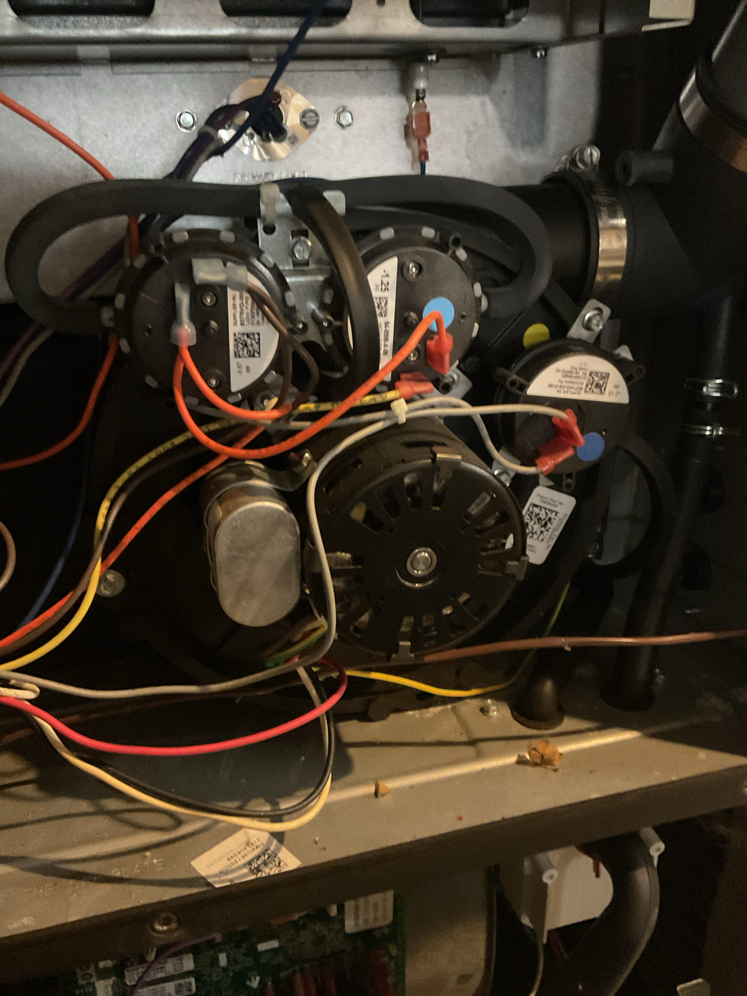 
I arrived to the customers home to service their 4 yr old gas furnace system. 
I started with checking the air filter and replaced , the filter size is 413 and serviced their humidifier 600 and tested. I set the humidistat at 35%. I checked all my electrical connections and voltages. I inspected and tested the  burners , flame sensor and the igniter. I water tested all tubing and hoses. I inspected the exhaust and fresh air pipe for restrictions and bellies. I inspected the inducer and the blower motor operation. I checked and tested for combustion and took temp rise splits at the return and the supply. Everything is running fine at this time of service. 

Collected for 423 air filter and the #35 water panel total due is 126.15 paid by cc.