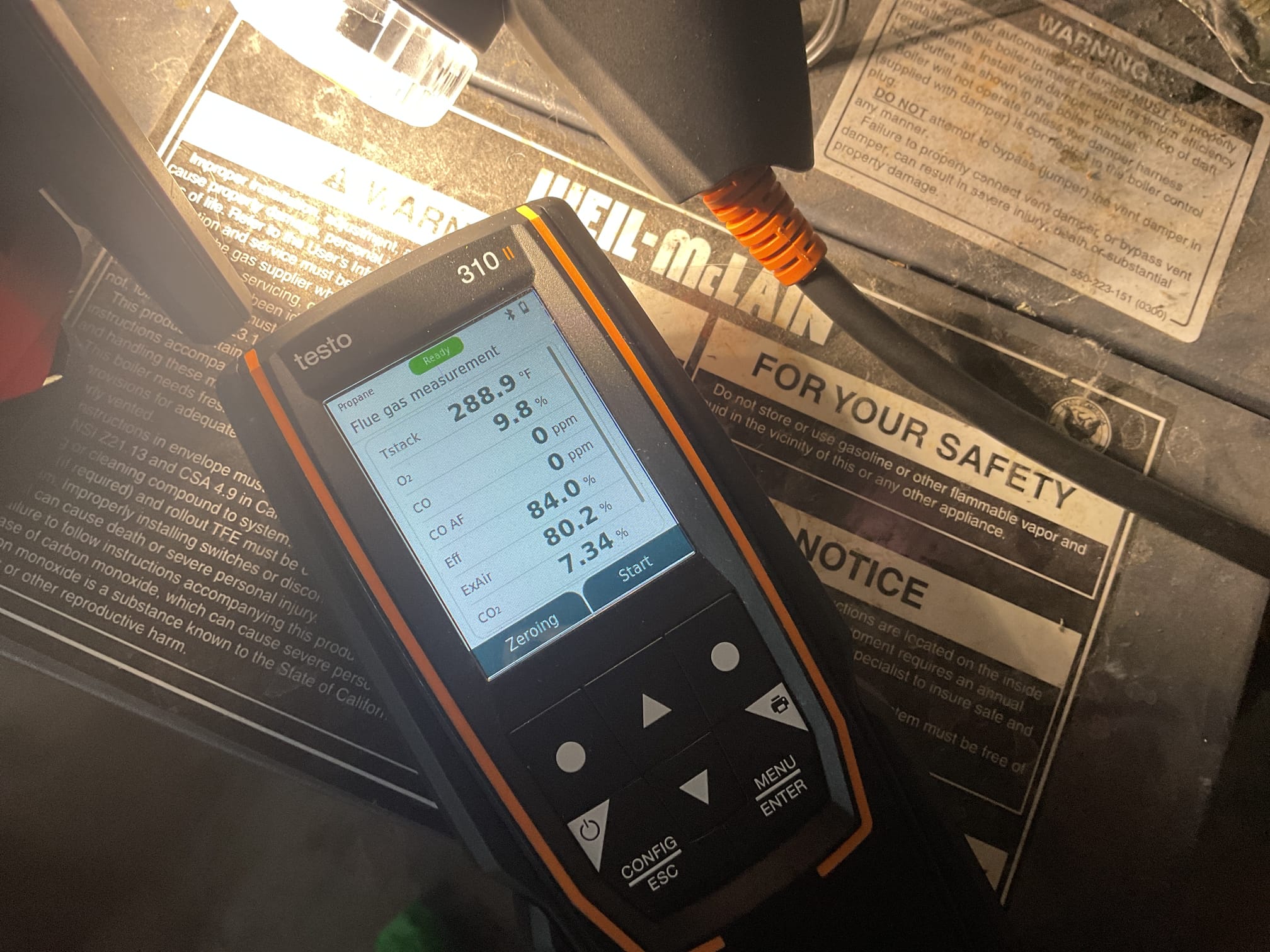 Fully assessed no heating situation. Found everything running except the taco 007 e circulator pump. Found 118v going to pump but not running checked all electrical connections in pump, could smell that pump had burnt up possibly by a power surge. Ran out to local supplier and picked up regulator taco 007 pump is less prone to power surges. Replaced and tested operation. Also performed boiler tune up while on site. Inspected burners and ignition assembly. Made sure all pipping was getting hot. Checked gas pressure. Performed combustion test. Gas boiler is working properly at time of service. 