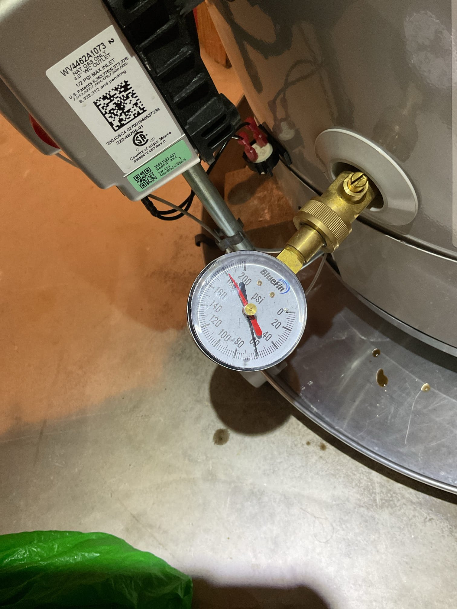 Luis 12-13-25 customer called in for water heater issues. Not enough water and relief valve opening. After troubleshooting found mixing valve not opening correctly, expansion tank has failed. And relief valve leaking at some point, I tried to clean mixing valve internal and started proving hot water. I provided estimate for repairs. Water pressure was check 60 psi. 