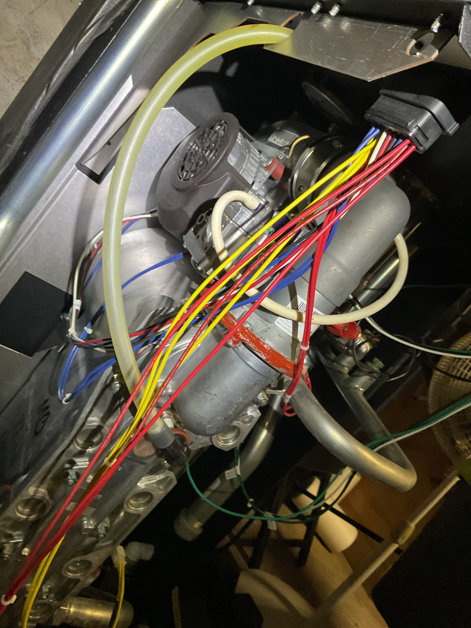 Luis 12-14-25 customer called in for no heat, found gas boiler cycling on and off no error showing, I perform troubleshooting at troubleshooting procedures, found out that the boiler has an issue electronically with the ignition/suction vacuum. I was able to get boiler running. I did test other components, cycle boiler couple times. I provided estimate for repairs. Due to high cost of repairs. Would recommend getting and estimate to replace boiler. (Based on history the block was leaking at some point) customer will decide by tomorrow. Office to follow with customer. 