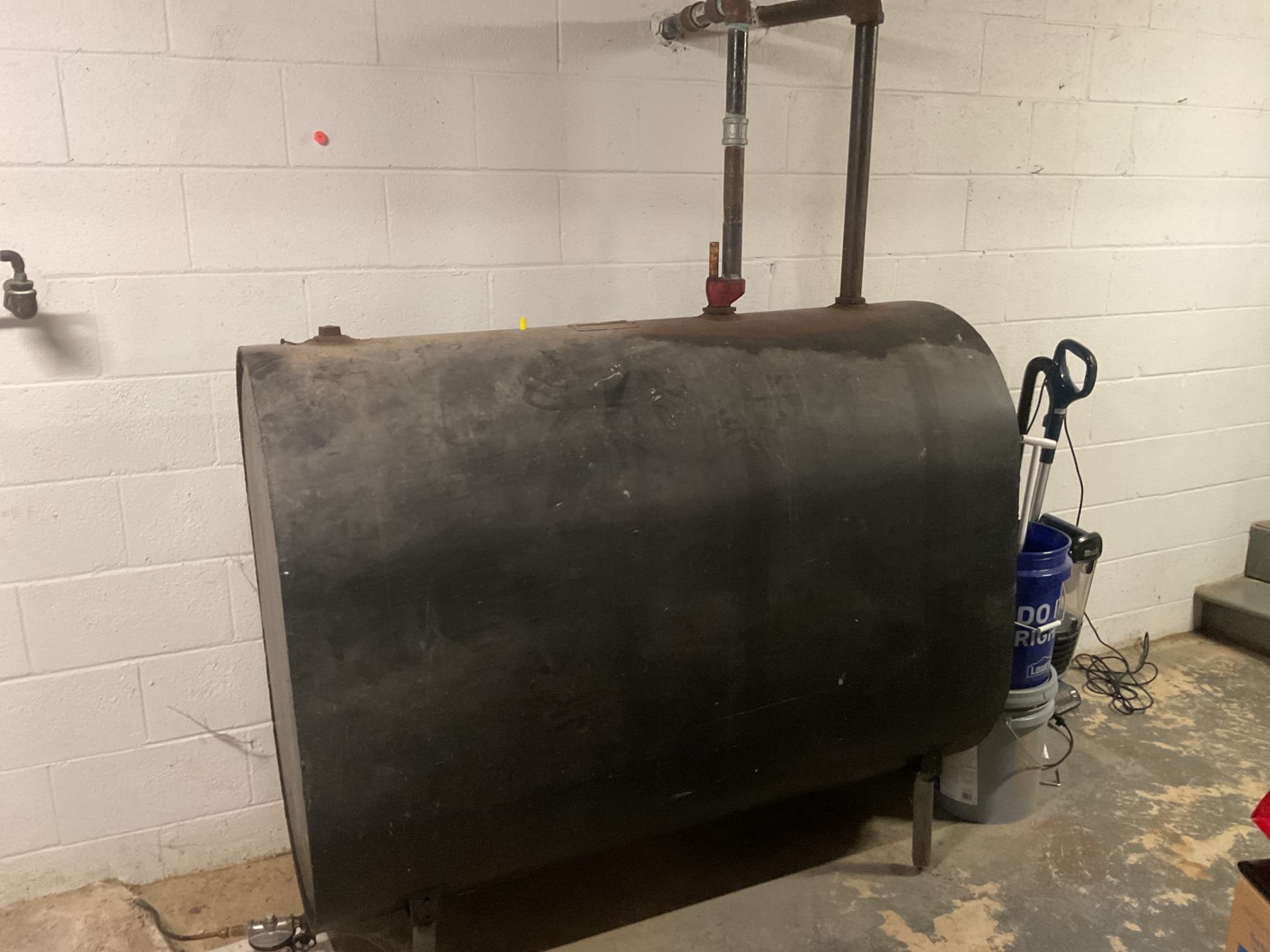 Oil boiler: found oil boiler locked out on hard lockout. Customer ran out of oil and went out and got 10 gallons of diesel fuel. Had air in the line had to bleed oil line to get burner going again. Also explained to homeowner that they need to get more fuel in the tank they are not getting a delivery until Friday. Also there is a chance the the oil filter and nozzle will get all junked up from pulling from the bottom of the tank. Performed combustion test. 

Bosch heat pump installed this summer: went upstairs to ecobee and turned on system. Everything came on but outside unit was shaking due to ice on fan blade got hot water and melted away ice and checked 454b pressure readings on control board. Air filter needs changed is very dirty and could cause a lock out. Heat pump is working at time of service. No problem with heat pump system. 