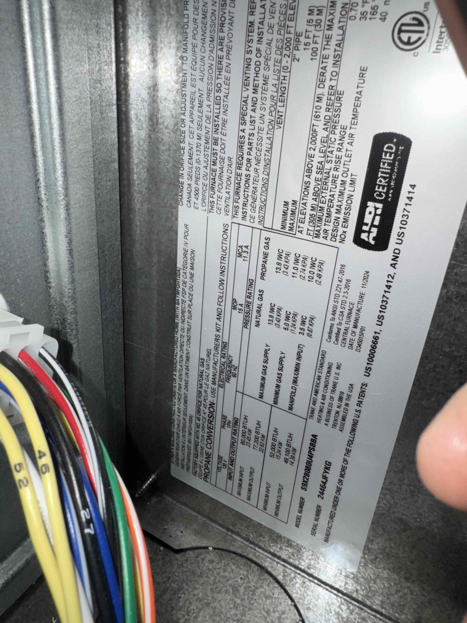 Luis 12-16-25 performed gas heat tune up on two systems attic and basement. Attic trane unit and Goodman basement unit. Check all electrical connections and components. Replacement of filter for attic 20x20x1 and basement 16x25x1. Customer supplied 12x12x1. I would recommend goin on our website and order those filters. Service plan cover one standard filter per unit. Check all electrical connections and components ok. Check combustion removal air delivery and ignition system. Attic unit checks ok. On basement unit I found issues with unit. Heat exchanger is starting to fail, combustion results shows internal issues. All ignition parts are showing wear. Control module has some yellow areas on solder connections, I provided estimate for recommendations. Customer is aware unit condition. 