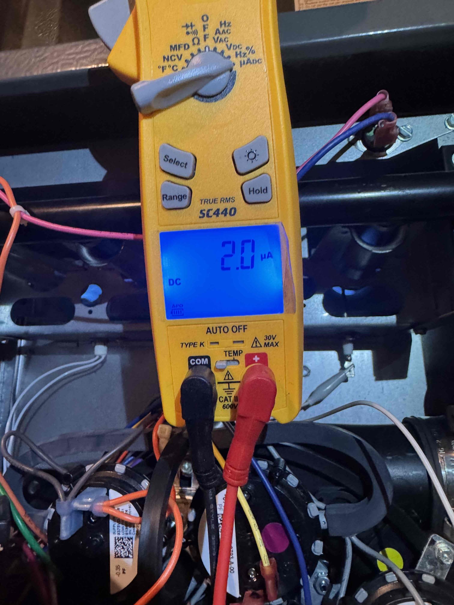 Found no surge protection on blower motor, installed Ecm surge protector. Also performed precision heat tune up amana gas furnace. Replaced aprilaire 413 air filter. Checked all electrical connections and components. Checked temperature rise. Cleaned flame sensor. Checked resistance of hsi. Inspected burners. Performed combustion test. Gas furnace is working properly at time of service. 