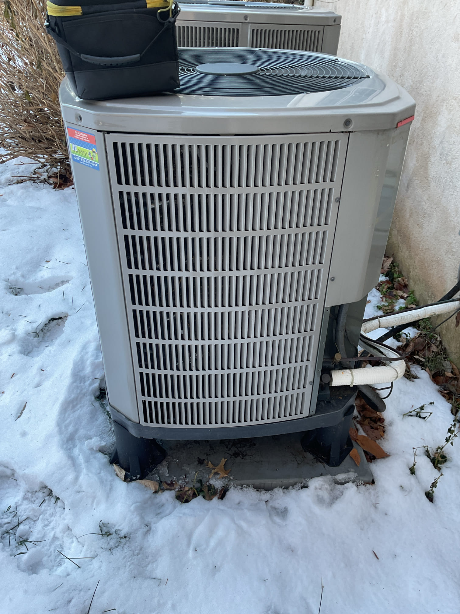 Arrived to the customers home for 2 heat pump check ups on a 3 yr old and a 5 yr old systems. I checked all electrical connections and voltages . I checked the air filter and found good , filter sizes are 201 and 213. Inspected the indoor coil and tested electric heat packages on both systems. Took temp splits for the electric heat and amperage draws. I looked at the outdoor heat pumps and tested for an outdoor btu outputs. Inspected the outdoor components and unit pressures on both systems. Everything is working fine on both systems. Collected for renewal balance . 
