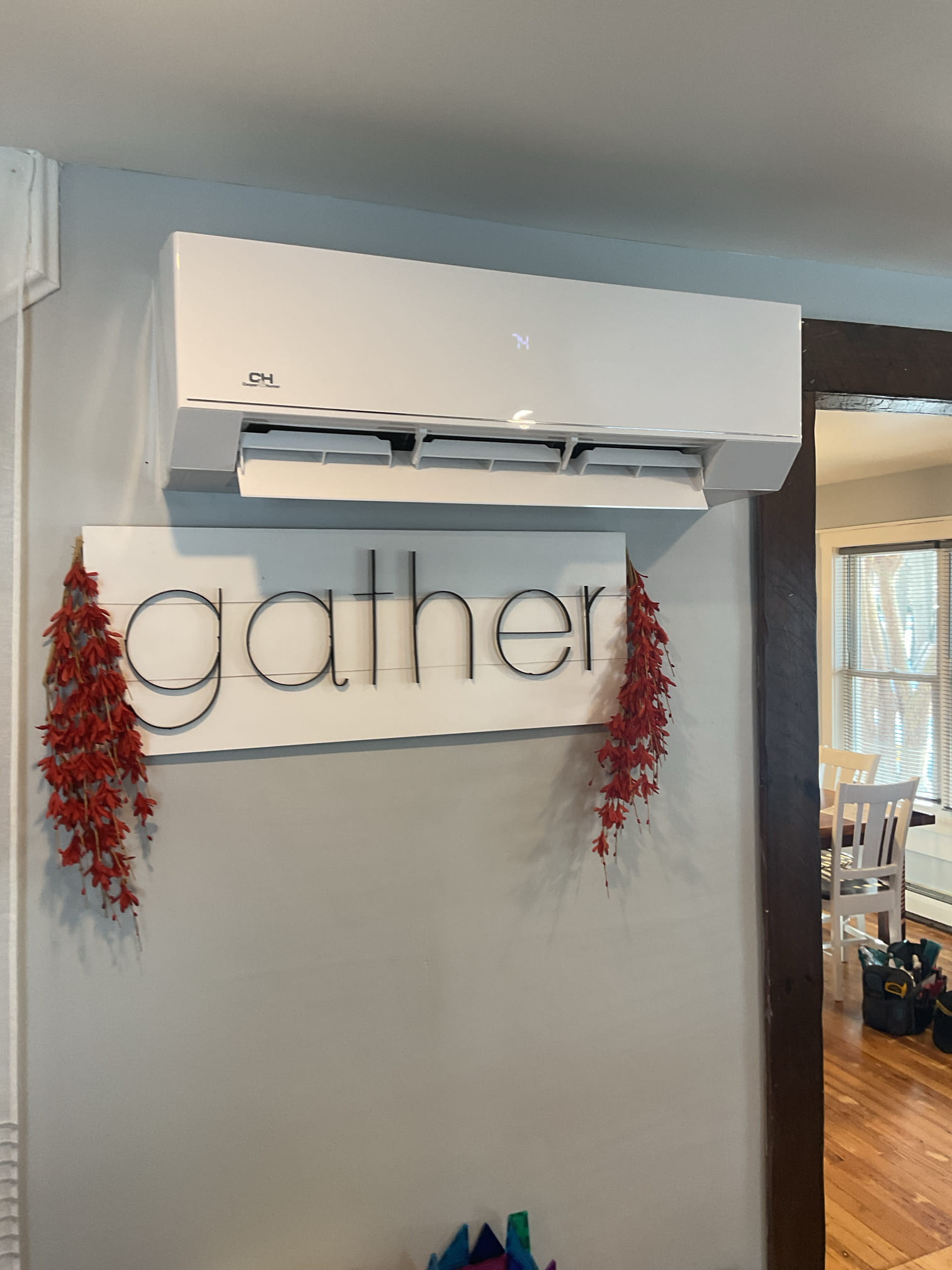 I arrived to a mini split system that has one outdoor heat pump with three indoor cassettes and one wall mount. Customer was telling me that when they run these through tonight and into the morning they get a PC 02 code code could be an overheating compressor or too much voltage, I went through and checked each individual system. All of them are heating fine reaching to 105 -106°. I went and checked the outdoor connections. Everything is running fine at this time. I will talk with the office to see what we’re gonna do. Moving forward. Need to talk to text support if the code persist. a payment link to Steve for $212.90 for my diagnostics for today.