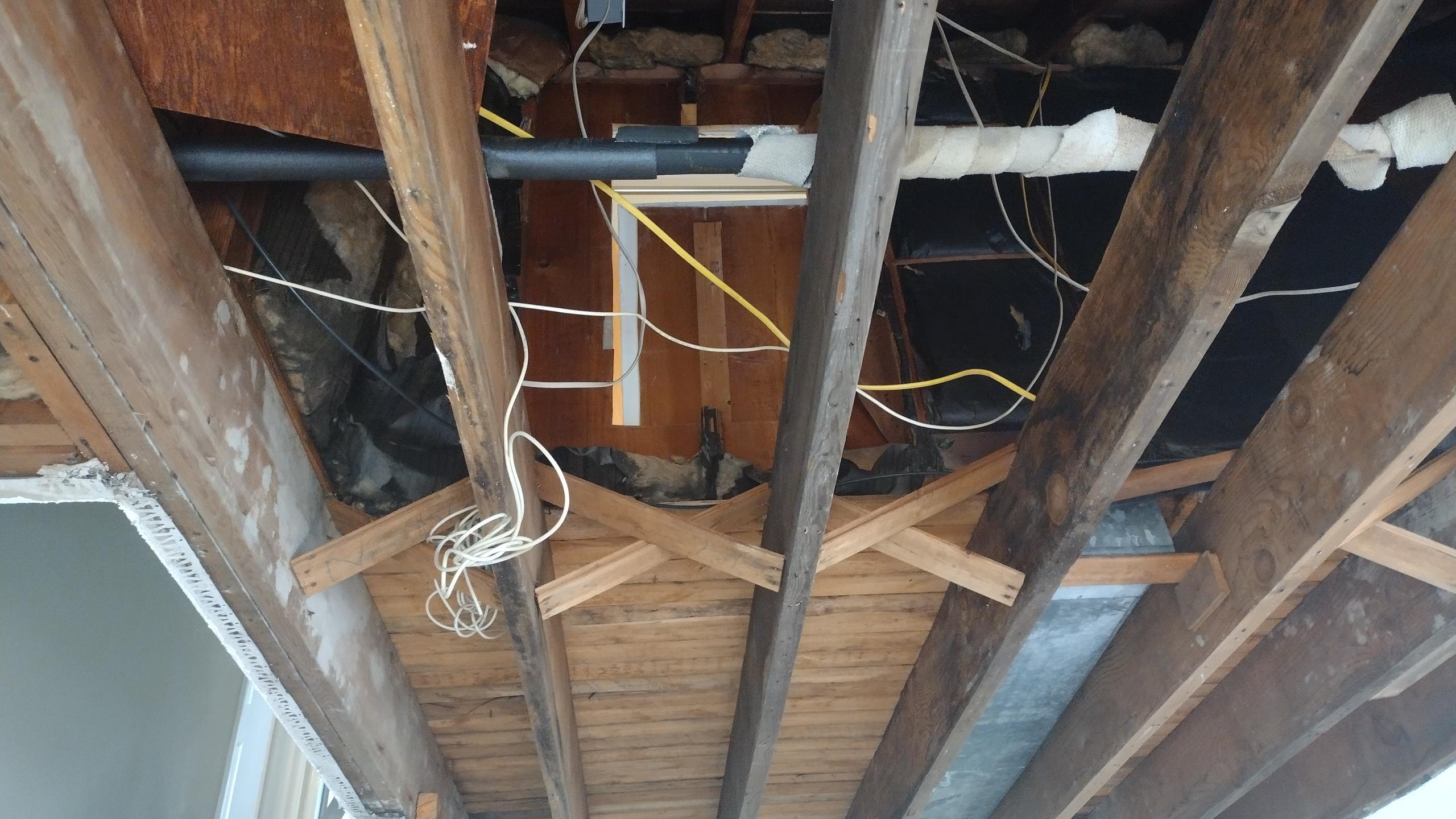 Luis and Conner 12-19-25 performed heat tune up on 3 indoor head with one outdoor mini split system. Clean all filters. Check all electrical connections check airflow ok inspect coils and drain. Check outdoor heat pump connections ok mini split system is working fine. During same visit we also repair hydronic boiler pipe on first floor ceiling,  also insulated pipe. After pipe repair fill boiler and bleed both zones ok. Performed tune up on boiler. I talked to customer about boiler condition, boiler condition is in very poor shape. Final recommendation is to replace boiler. All components are about leak. No leaks present during today visit, I did tell customer this could change any time. Customer would like to talk to Joe about boiler upgrade. Joe to follow up with customer. 