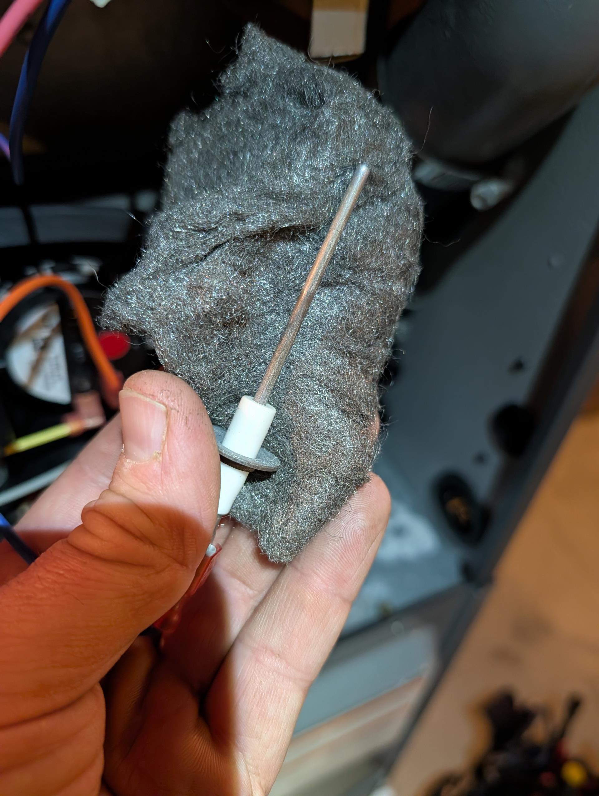 
Completed heat tune up for natural gas furnace.

Replaced Aprilaire 413 filter
Inspected heat exchanger, burners, flue pipe, inducer assembly and hoses
Inspected hot surface ignitor and verified resistance with meter
Cleaned flame sensor and verified flame rectification circuit
Measured temperature rise and static pressure
Checked wiring, controls, electric motors and components; there are no surge protectors; left estimate for a surge protector for blower motor
Checked manifold gas pressures
Inspected drain and pump. 

Combustion, draft and smoke tests: Pass

Gas furnace is operating well at this time. 

Homeowner paid for invoice today: plan membership+filter replacement
