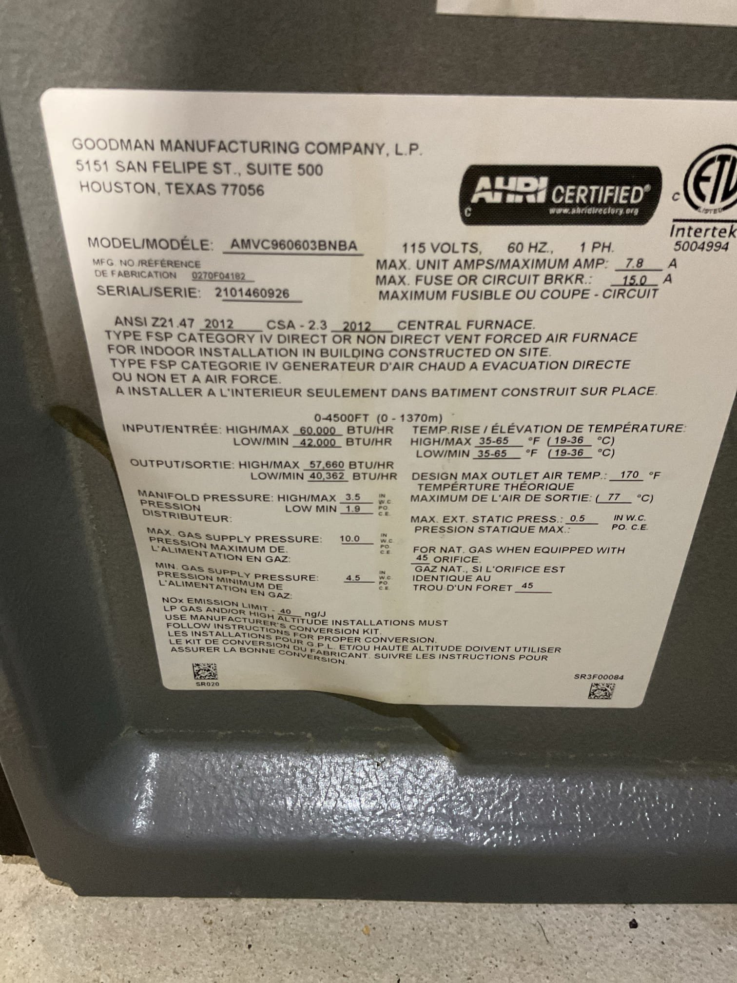 Arrived for No heat issue

Found blown 3A low voltage fuse. Used meter to trace out/seek any possible shorts. No shorts found.
Installed 3A resetting fuse for troubleshooting and turned system back on and allowed system to run. 3A fuse remained intact and did not pop. Cycled on in heating and fan only. Installed new 3A fuse and tested system again.

I don’t believe this was caused by or during recent tune up . 

Occasionally a nuisance popping of low voltage fuses can occur. As far as I can see that is what happened in this case.

Charged diagnostic 

