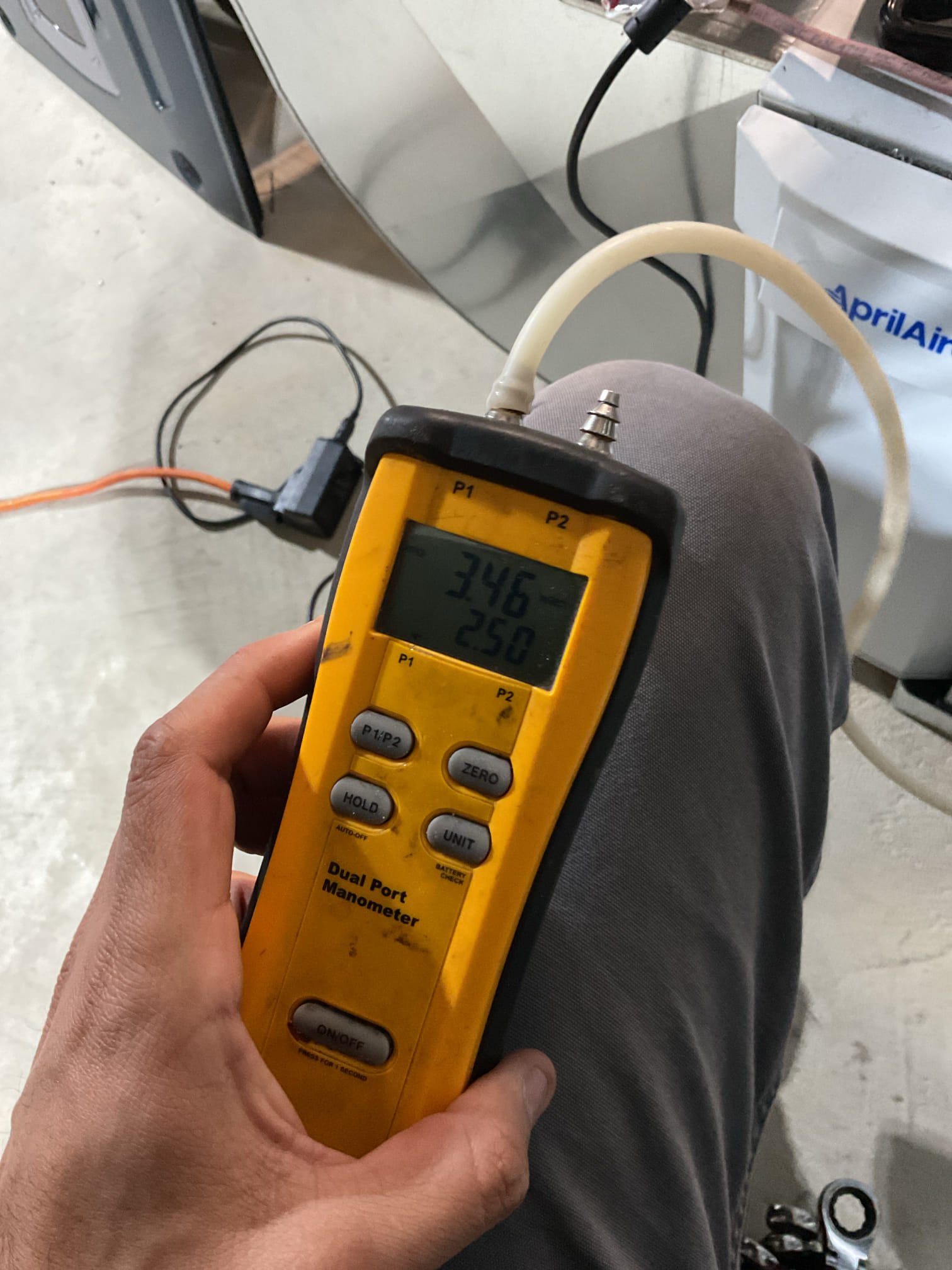Luis 12-24-25 Luis and Allan performed quality assurance on second floor gas heater that was installed month ago. Check all electrical connections and components, settings on unit and thermostat ok. Test heater combustion results and gas pressures ok. Customer stated we. We were supposed to bring a 416 filter. That was promised during sales call. I called office we will need drop filter or direct shipping to customer, he has plenty of filters. But he was promised new one from us. Customer also mentioned about heater pan not being big as the other heater pan. Explain to customer this pan will cover entire heater and ac units. As well as the humidifier. System is working properly at the time of service. 