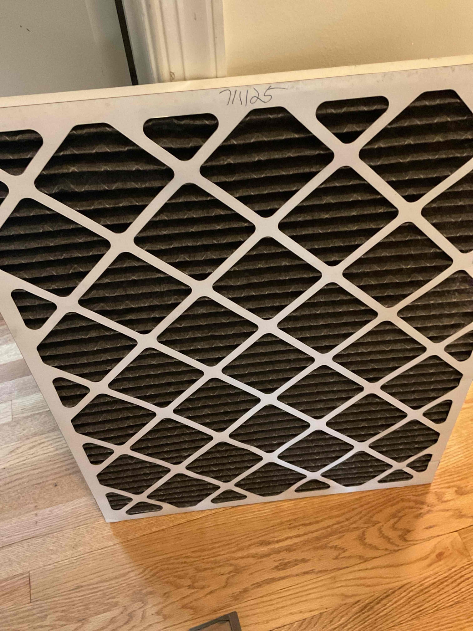 Arrived for system, not shutting down. When looking at the thermostat, the system was showing emergency emergency heat and was set for 72 and was only 70° went into the error codes and it has some compressor dome sensor errors. And then went into a hard lockout. My air filter was clogged it was from 7/1/25. I replaced the air filter that is supplied by the customer, I ran the system in test mode for heat found system was overcharged at 487 psi which was tripping out the dome sensor. I pulled out the system. Unit is now at 325 psi and 74 psi . The customers will let us know how the system is running no charge new install