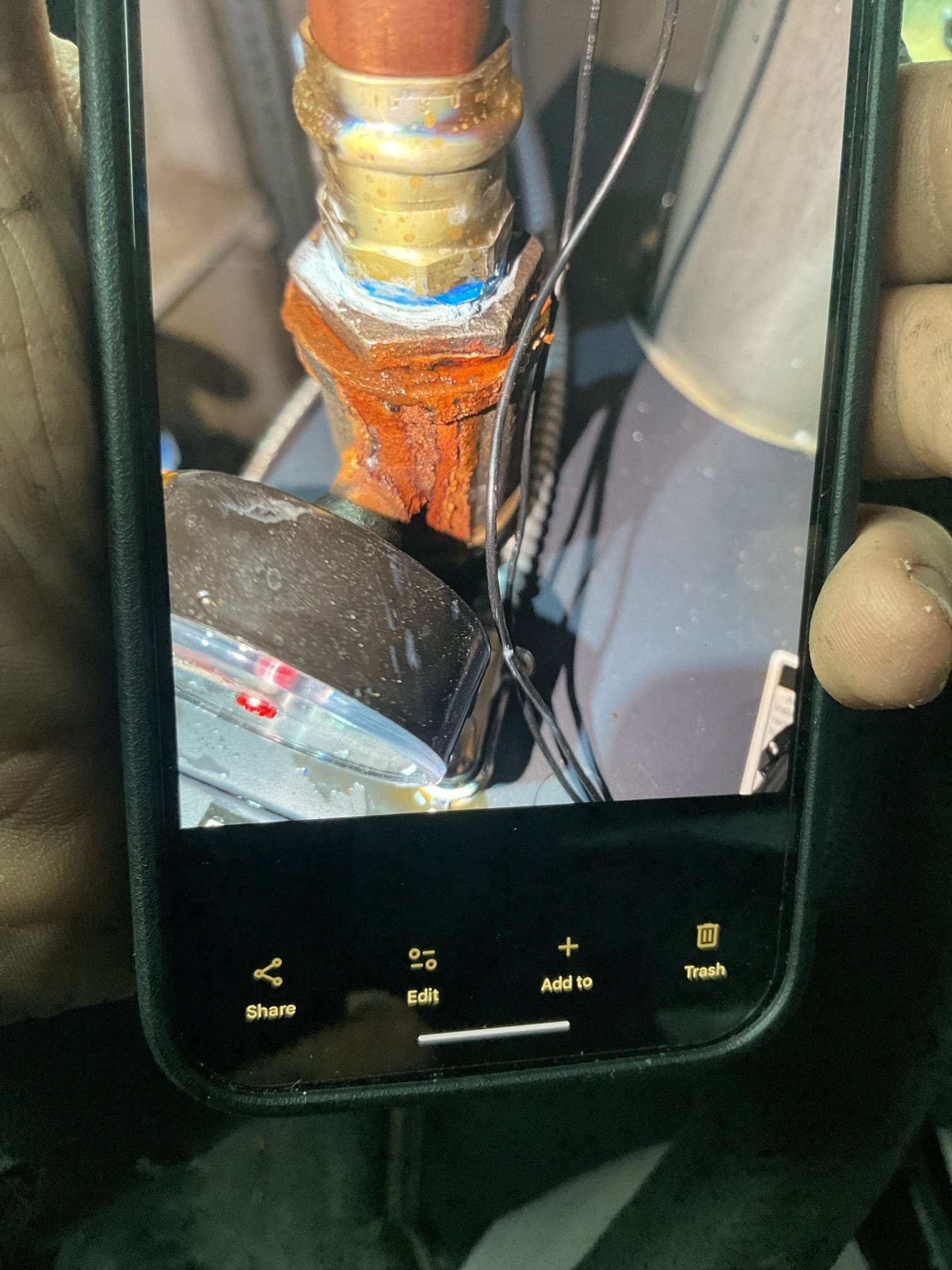 Found boiler drain valve leaking. 
Also found the 1 1/4”x 1” bushing that is piped into the temperature and pressure tee (1 1/4” x 1 1/4” x 1/4”) was leaking.
I repaired today, replaced bushing with bell reducer. However after spending time with boiler the top side of the tee was still leaking. We will need to replace the temperature and pressure gauge tee itself. 
Very very slow leak at the tee itself.
New boiler drain valve is not leaking. 

After running system found a 1” sweat coupler leaking. This was not part of our install. Ryan asked that I provide estimate to replace as many of the older sweat valves that I thought were problematic or could become problematic as possible.

Provided email estimate to replace problem fittings only.
Provided email estimate for problem fittings plus additional fittings on supply piping.
Please give technicians time because they will have to purge system after repairs are made. 

Boiler operating well at this time. There is a bucket under the slow 