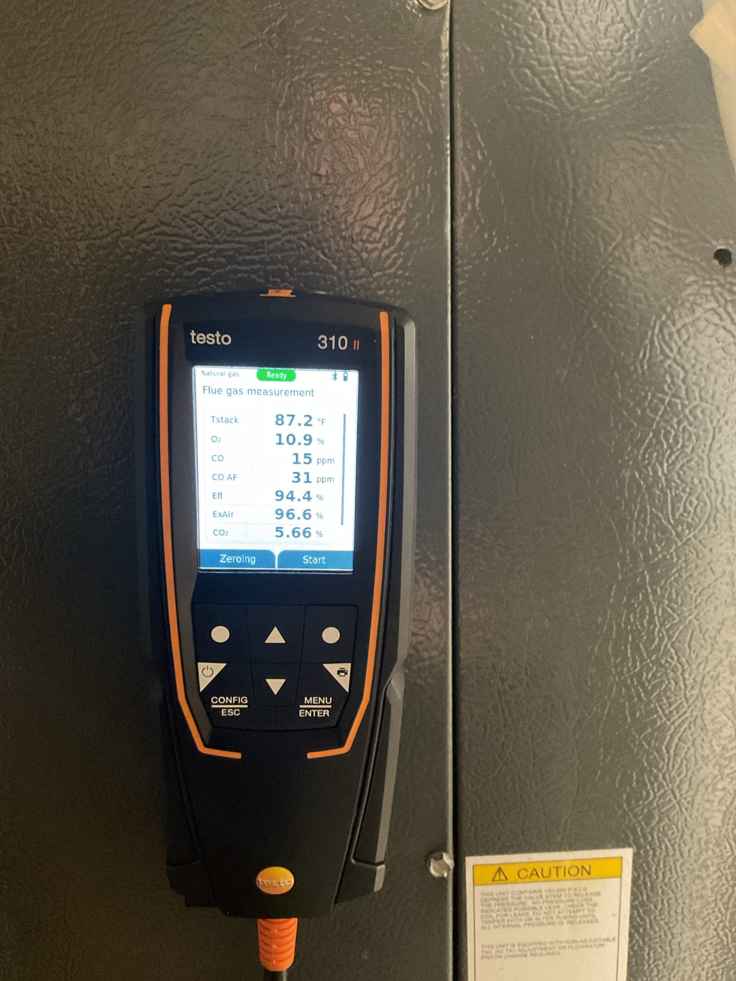 Removed inducer assembly.
Replaced inducer assembly. Parts and labor warranty.


Tested system afterwards: observed each step of trial for ignition, measured temperature rise. 
Combustion test: Pass

System operating well at this time. 

