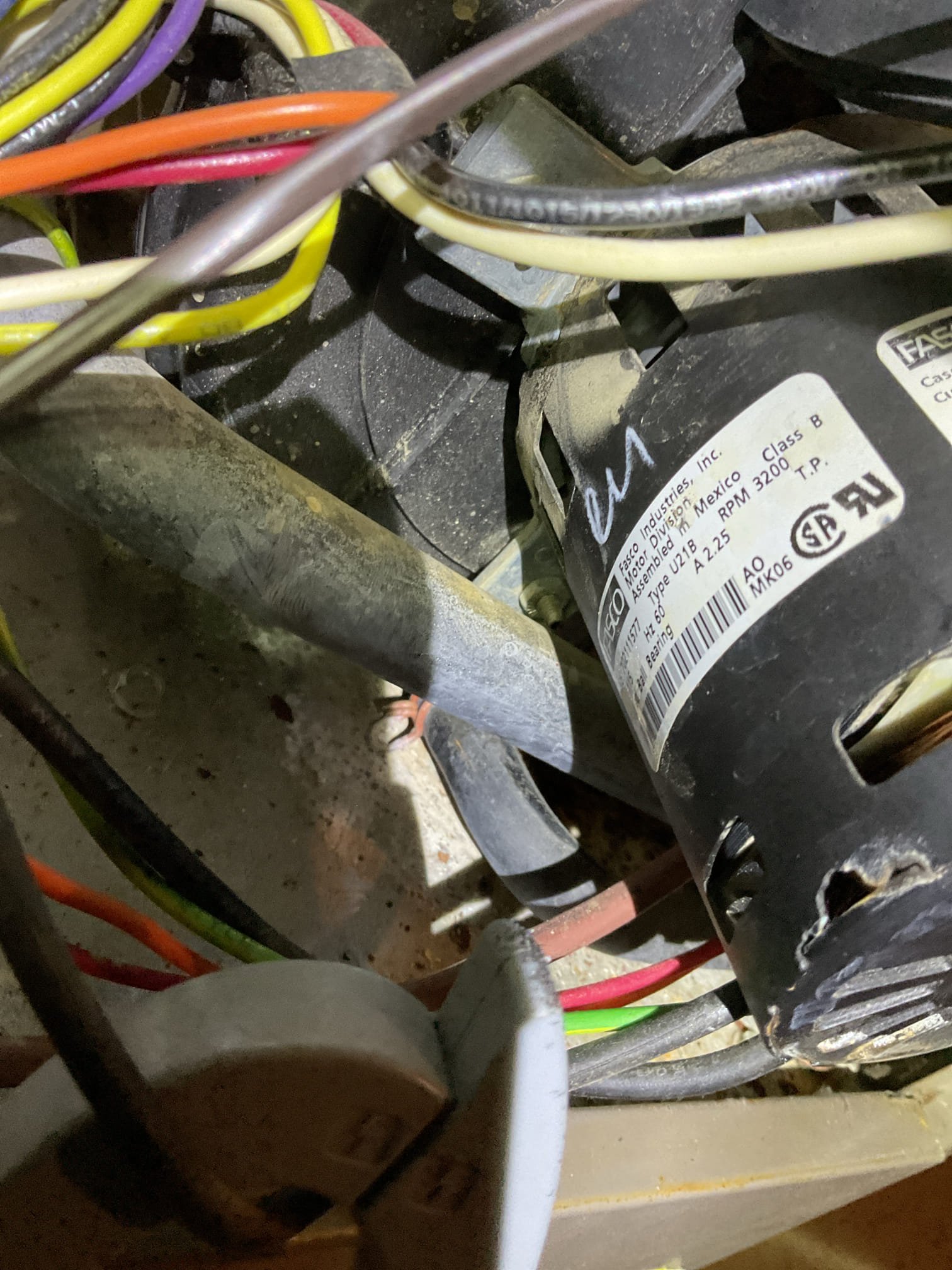 I arrived to the customers home for 1st floor no heat . Found inducer motor is very noisy. 
Found inducer motor bearings are failing.  Quoted 1,700.00 for inducer motor replacement. The system is 18 yrs old and the a/c wasn’t  working to well the previous year per the customer . I recommended replacement for a new system for the 1st floor. The customer decided on having an estimate done for full system replacement. Collected 99.00 for today service ,paid by cc. The system is running at this time . 