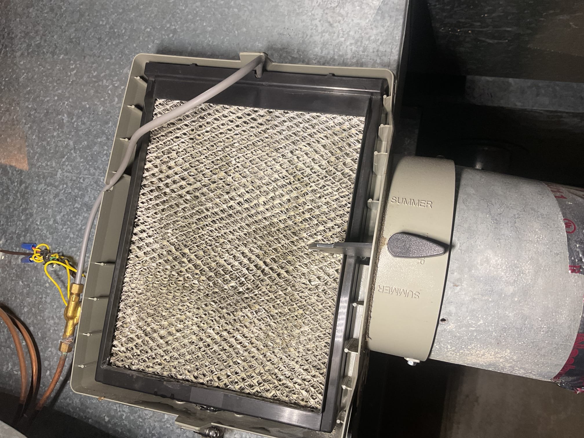 Performed precision heat tune up on 2007 trane gas furnace. 16x25x1 air filter is clean. Checked all electrical connections and components. Cleaned flame sensor inspected burners. Found some noise in blower motor but nothing crazy. Checked gas pressure performed combustion test. Installed ecobee smart thermostat with room sensor, set up WiFi, serviced humidifier with #35 humidifier pad. Tested dehumidifier ( box store version). Gas furnace is working at time of service it is 19 years old and will need replaced in near future, gas furnace is working at time of service. 