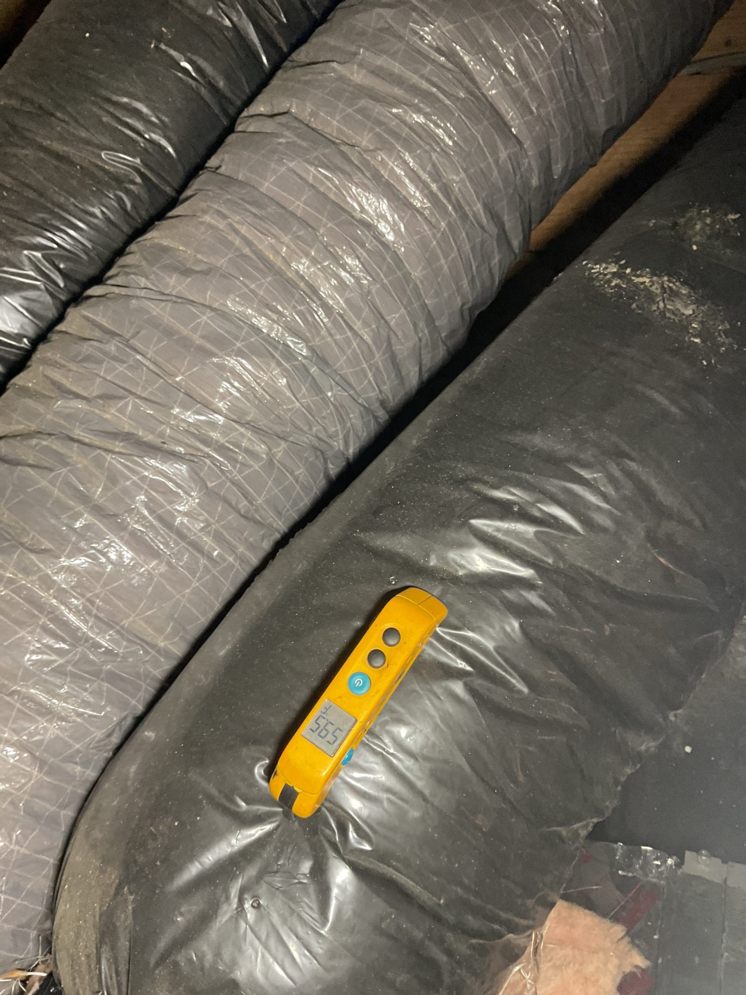 Fully assessed no heating situation. Found heat pump locked out on e5 error code. Found this to be a high/ low voltage protection error. Checked incoming voltage to system it was 242. Checked 410a pressures on digital board it was 268/87. This error is to protect the heat pump from damage. If outside unit would lock out on this code again breakers would need reset. Swapped out air filter with one homeowner provided. Heat pump is working properly at time of service. 