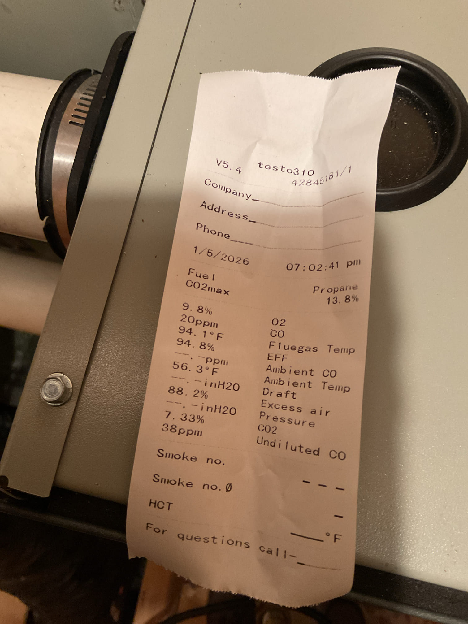 2 furnace check ups . 
I arrived to the customers home to service their 3 yr old system and there 12 yr old system.
I started with checking the air filters and found good, customer replaces his own filters. . I checked all my electrical connections and voltages. I inspected and tested the  burners , flame sensors and the igniters on both units. I water tested all tubing and hoses. I inspected the exhaust and fresh air pipe for restrictions and bellies. I inspected the inducer and the blower motor operations for both units. I checked and tested for combustion and took temp rise splits at the return and the supply's on both systems . Both heat systems are working fine at this time of service. 

I left a estimate for replacement of a water tap for there humidifier 700.