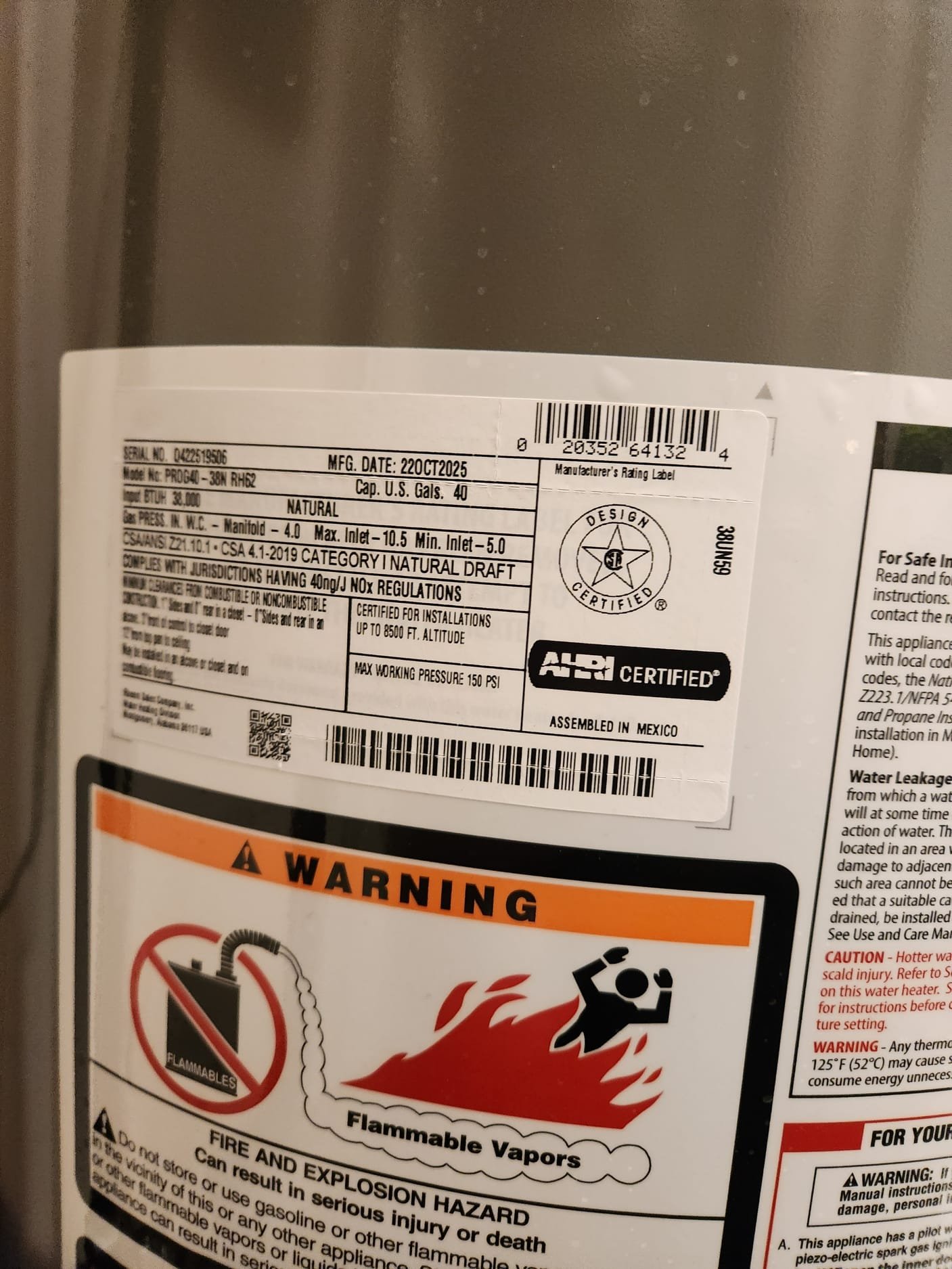 Drained 40 gallon hot water heater. Disconnected gas pipe, flu pipe, and 1/2 copper water lines. Put new 40 gallon rheem water heater in place in a pan. Changed out old style gas valve and repipe to new water heater. Cut 1/2 copper lines back to add in two new 3/4 ball valves. Made new copper connections to water heater and added expansion tank. Ran new flue pipe to existing tee. 

Recovered refrigerant from old a/c system. Removed old a/c and furnace. Put new a/c coil and down flow furnace in place. Made metal to adapt to existing return trunk. Sealed air gaps. Connected high and low voltage wiring to new furnace. Removed old style gas valve and replaced with new 1/2 valve. Tested heating stages and gas pressures. Installed new thermostat. 


*Check and adjust charge in warmer weather*