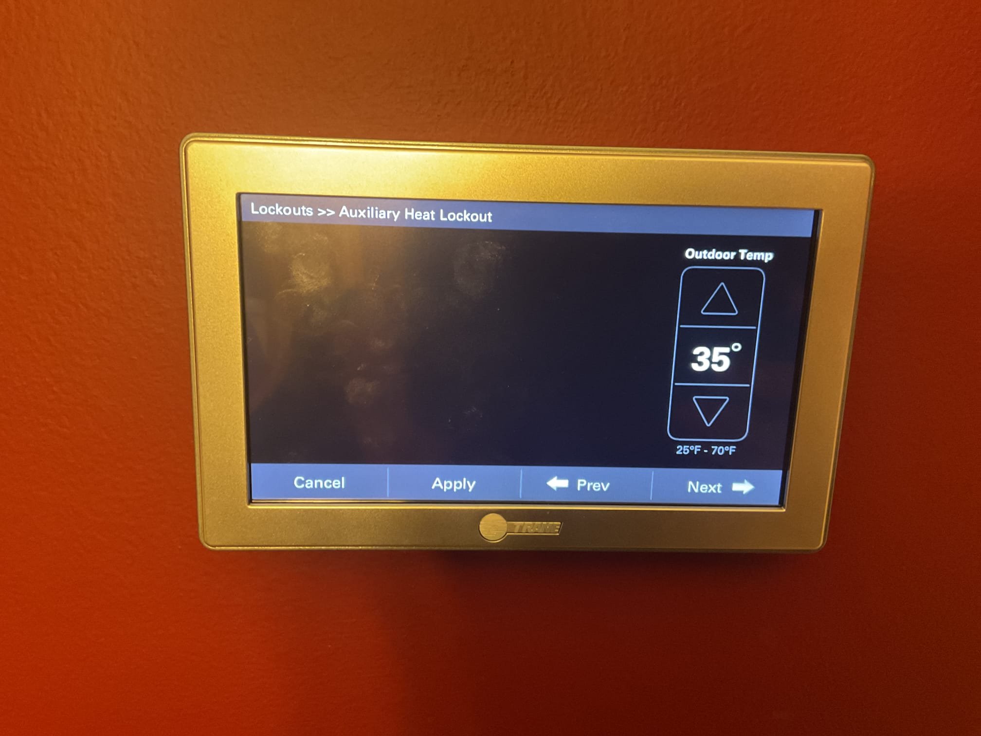 Looked over lock out settings in the thermostat. Heat pump was originally set to 25 degrees ( electricity rates were better at the time). Now changed lock out temp to 40 degrees and set auxiliary lockout at 50 degrees. Propane is currently cheaper that electricity to run. Tested operation. Hybrid system is working properly at time of service. 