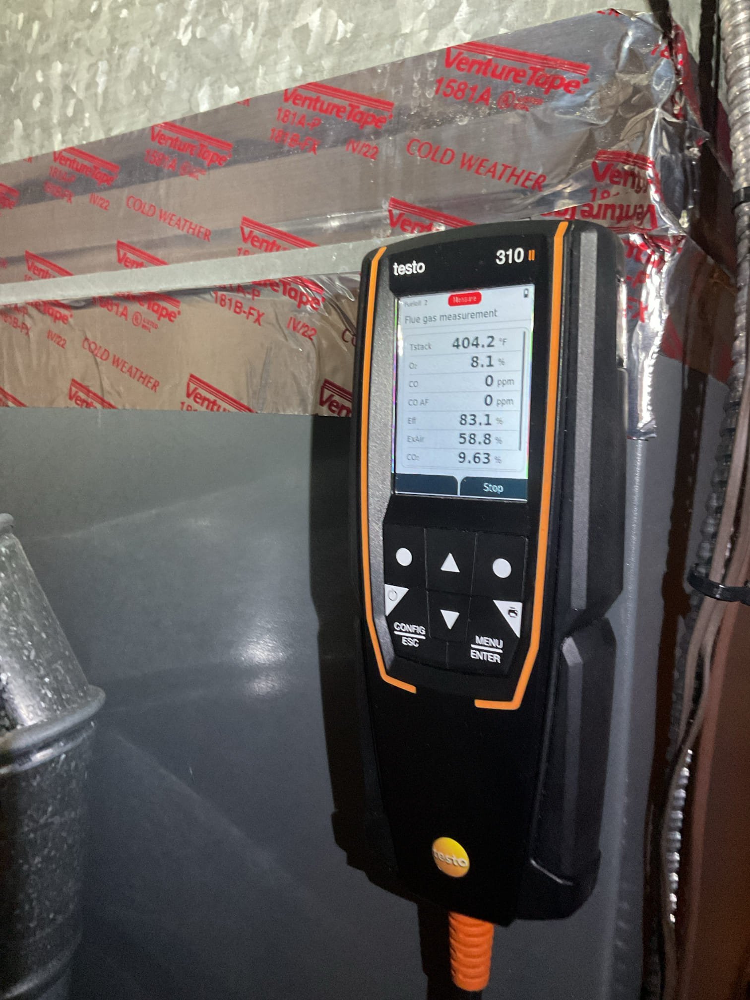 Homeowner had let his oil get close to empty and had tank filled.
He knows how to bleed his oil burner pump and did so after oil tank was filled. He also replaced oil filter. 
What I discovered was clogged .60 80A nozzle.
Offers to replace and align electrodes.
He agreed. Replaced nozzle, bled pump and system completed ignition as designed. Did have to burn off some oil in chamber from previous missfires.

Monitored cad cell ohms using contractor tool 120 ohms.

Combustion smoke and draft tests: Pass 

Temperature rise Good.

Cycled furnace 3 times no issues. 

Left estimate for Oil Heat plan
Left estimate for oil heat and AC plan. 