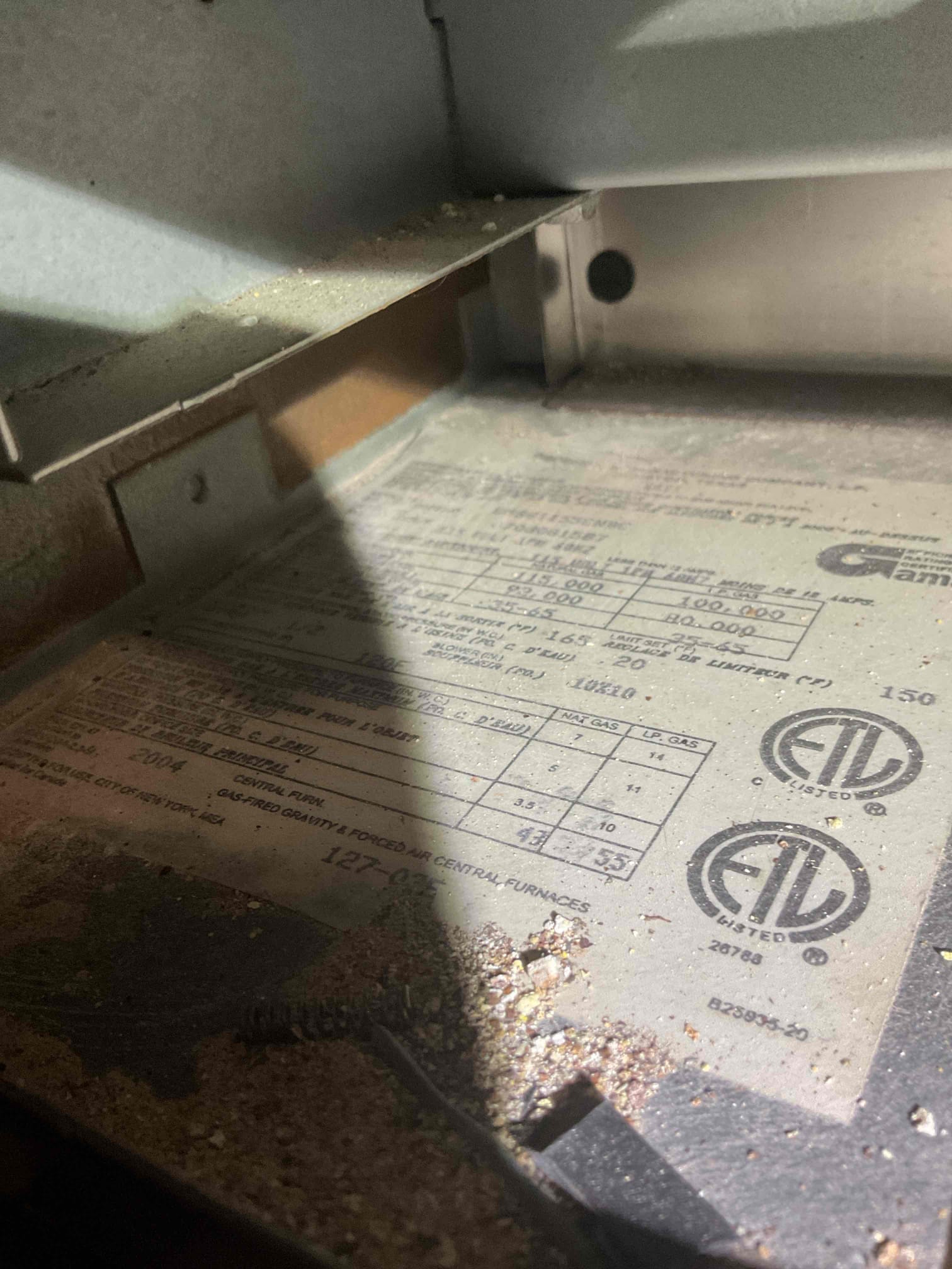 Luis 1-8-26 Performed precision heat tune up on 17 year old Goodman 80% gas furnace. Replaced 20x25x1 air filter. Checked all electrical conections and components. Clean flame sensor and burners, inspect ignition system, blower system and combustion removal. Performed combustion test ok heater is running poor. Heat exchanger is running at higher temperatures than normal. This could bring issues with heat exchanger and other components, would recommend replacing system for safety purposes. At this time combustion results are within range. 