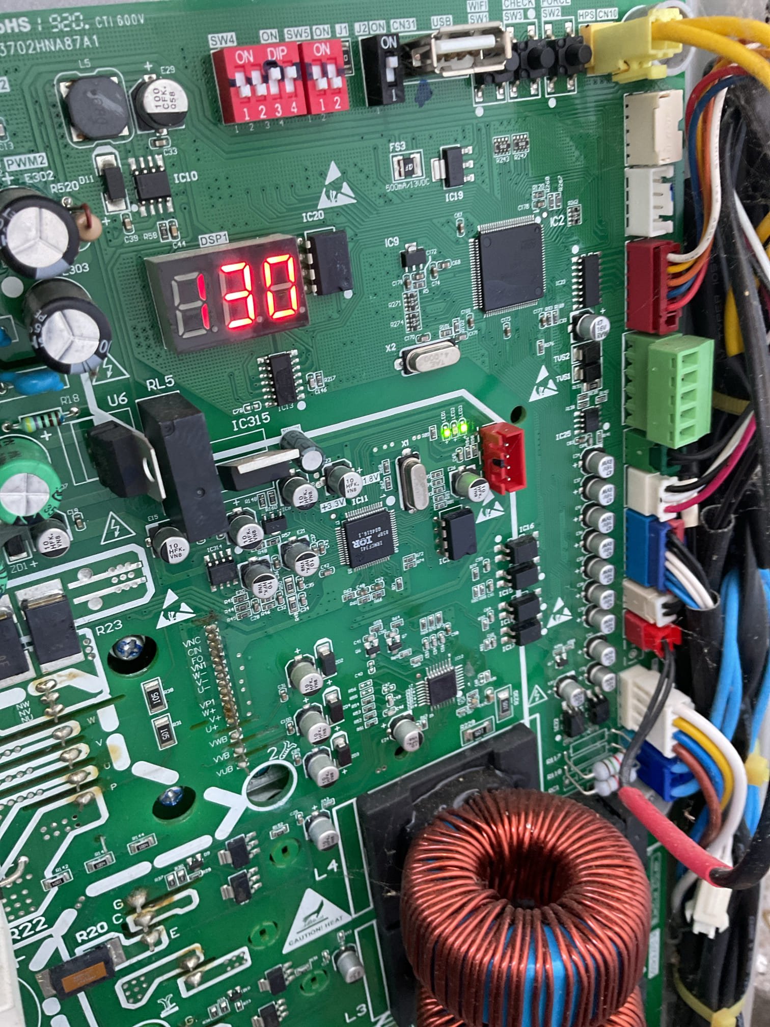 I arrived for a Bosch heat pump not keeping up the temperature. I checked the indoor unit found OK I did replace the air filter supplied by the customer. I went to the outdoor unit. It had an error code h5 hard lock out. I reset the unit looked at my pressures board pressures and pressures did not coordinate system runs fine and cooling but suction pressure is not good in heat mode. I talked to Roy from Bosch and I went through diagnostics for the transducer and the transducer has failed, not giving the right signals to the board, he pump with run and then go out on a P2, which is low pressure I collected for my time today. Office will need to check for warranty in part pricing for the transducer. 