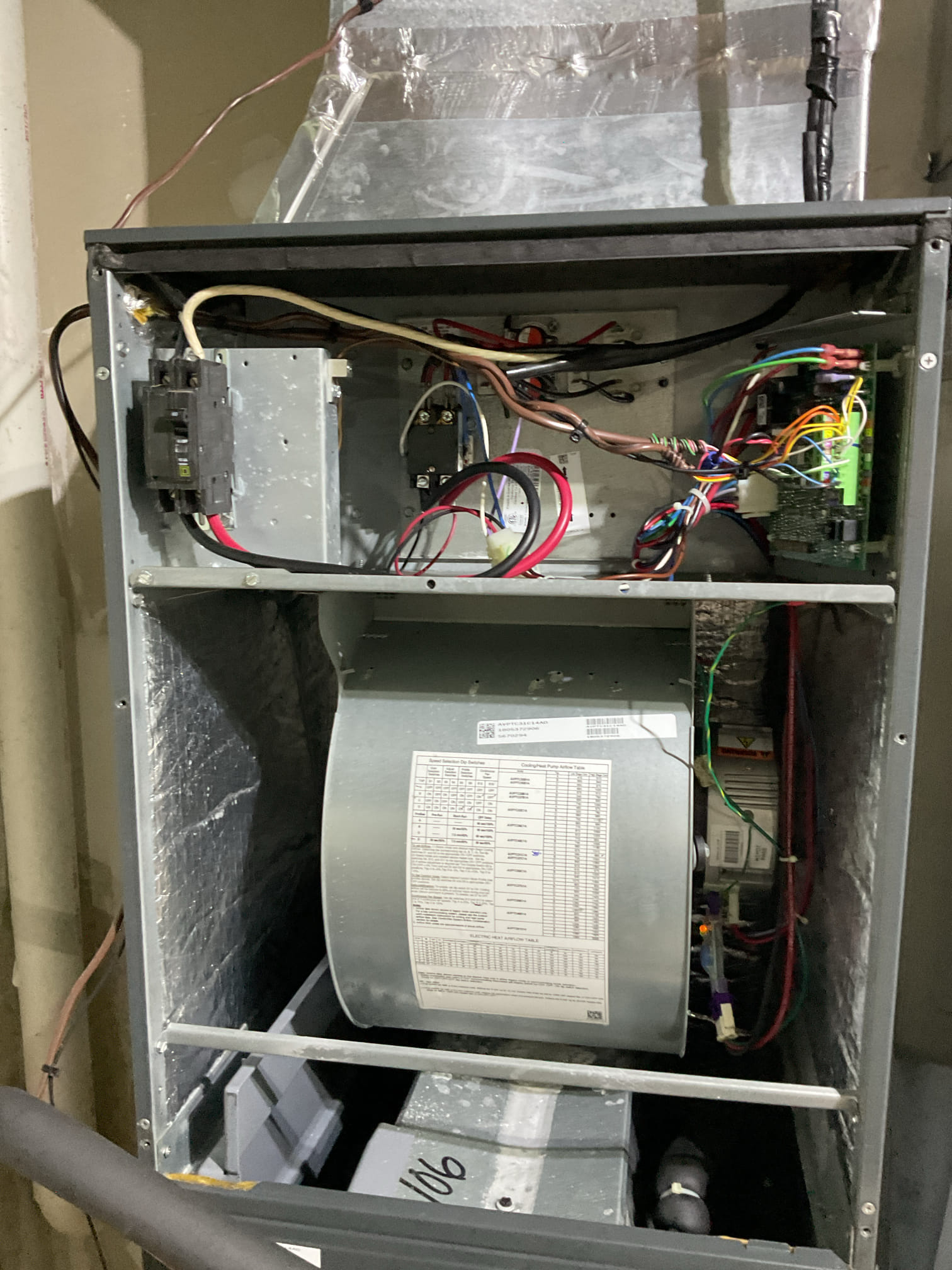 I Arrived to the customers home for a heat pump check up on a 6 yr old system . I checked all electrical connections and voltages . I checked the air filter and replaced, filter size is 20x25x1 . Inspected the indoor coil and tested electric heat package. Took temp splits for the electric heat and blower motor amperage draws. I looked at the outdoor heat pump and tested for an outdoor btu output. Inspected the outdoor components and unit pressures. Everything is working fine at this time of service. 
