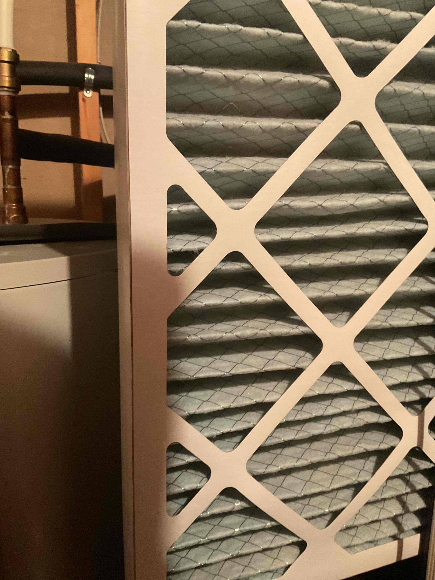 Performed precision geothermal heat pump tune up on climate master geothermal system. Checked all electrical connections and components. Checked temperature rise it was 23 degrees. Checked water temperature split it was 8 degree which is good. Tested capacitor. Checked loop pressure. Evaporator coil is leaking refrigerant and geothermal will need replacing in the near future. 28x30x2 air filter is ok. Geothermal heat pump is working properly at time of service. 