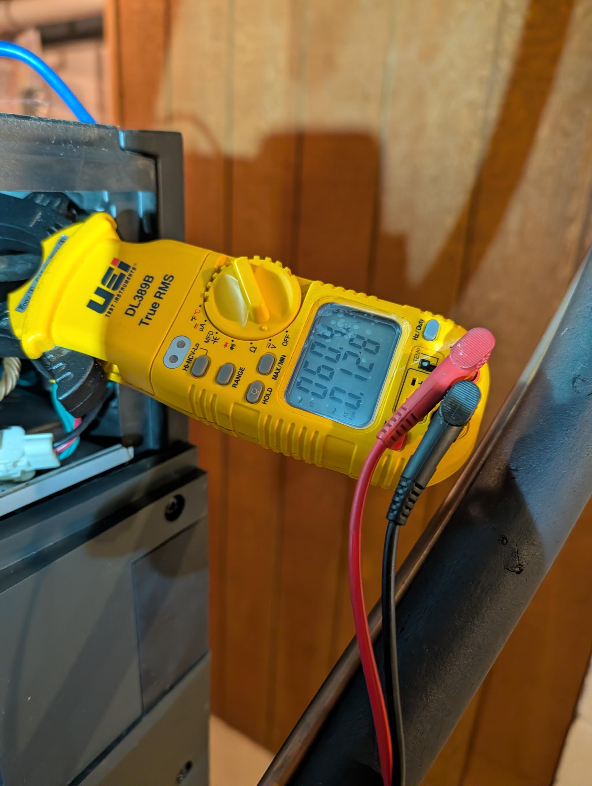 Completed (2) heat tune up for heat pumps, 
#1 Tstat in dining room 3Ton HP with 15K electric heat
#2 Tstat in addition (fireplace) 2.5 Ton HP  with 10KW electric heat

Replaced BOTH Aprilaire 213 filters. There are (2) bypass humidifiers but both were off and pads are clean. Set up and turned on. Next year humidifier maintenance will be needed. Provided estimate
 
For Each system:

Indoor and outdoor coils in good condition.
Inspected wiring, controls, electric motors and components. 10KW electric heat kit 40A; 15KW heat kit 60A Both Good
Measured temperature rise and static pressure
Inspected drains. Provided email estimate to replace BOTh condensate pumps and both runs of vinyl discharge tubing as previously recommended
Verified integrity of compressor and defrost cycle 
Checked refrigerant charge/pressures.

The (2) UV light systems were installed 7/2024. Bulbs are due for replacement 7/2026. Provided email estimate. Can be done t same time as AC tune up.

Heat pumps operating well