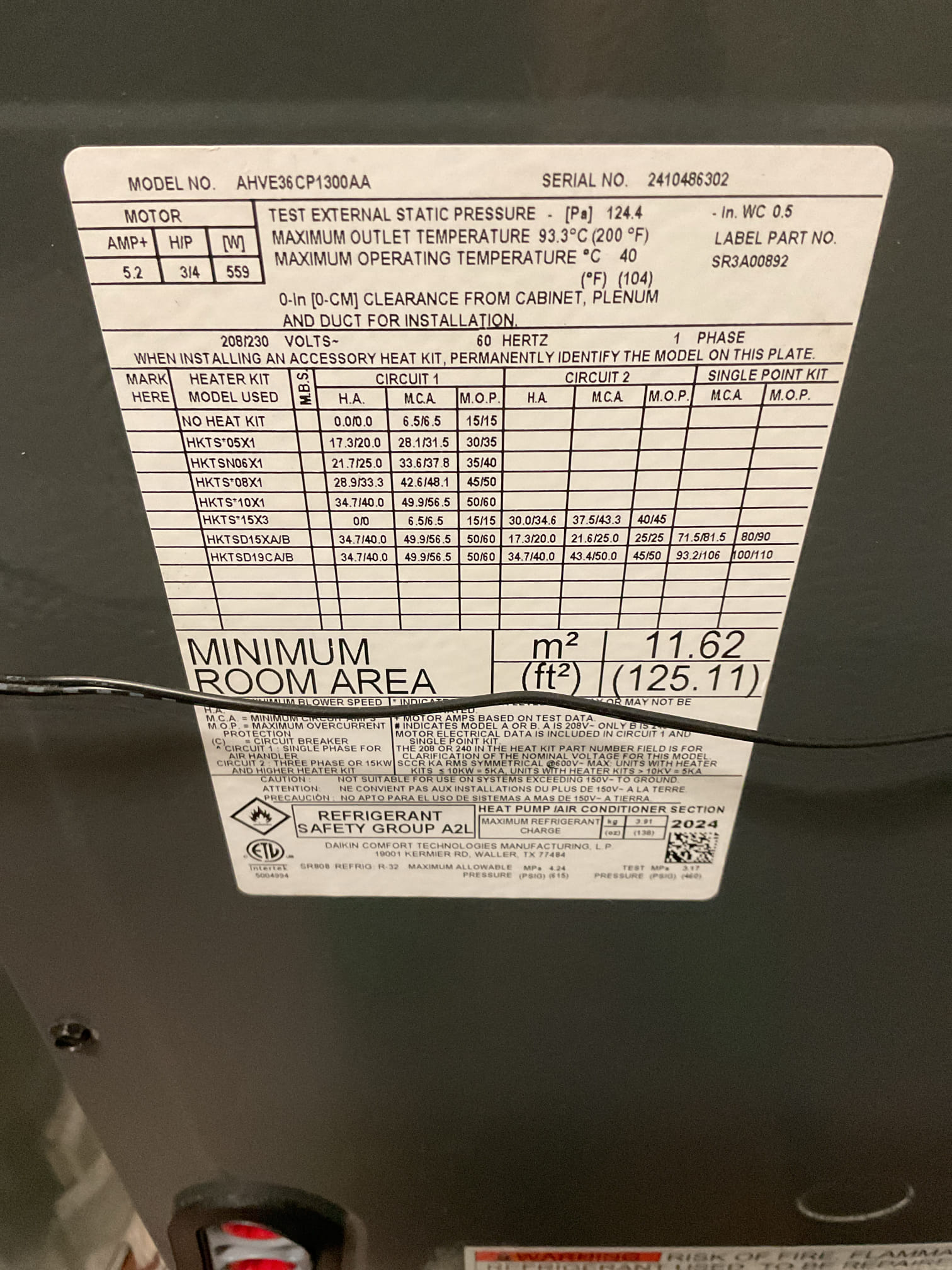 
I Arrived to the customers home for a heat pump check up on a 1 yr old system . I checked all electrical connections and voltages . I checked the air filter and replaced, filter size is 20x20x1 . Inspected the indoor coil and inspected electric heat package. Took temp splits for the electric heat and blower motor amperage draws. I looked at the outdoor heat pump and tested for an outdoor btu output. Inspected the outdoor components and unit pressures. Everything is working fine at this time of service. 
