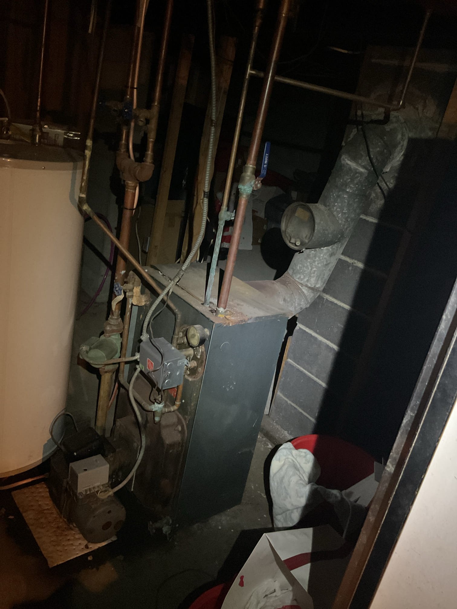 Luis 1-9-26 customer called in for noise heat from oil boiler, customer recently had some baseboard repair and now no water flow. Found supply pipe valve closed off, open up valve and water started to flow. Piping is getting hot boiler is in very poor condition, I did inform customer we will not be able to work on boiler is there is an issue with burner. Would recommend getting an estimate to replace boiler, we do have finance available office to follow up with customer. No other work was performed during today’s visit other than opening water valve in the supply piping.  Customer uses ventless propane fire place,  would recommend not running fireplace at all times for safety purposes. Customer should read homeowners manual and follow their instructions on how to use it. 