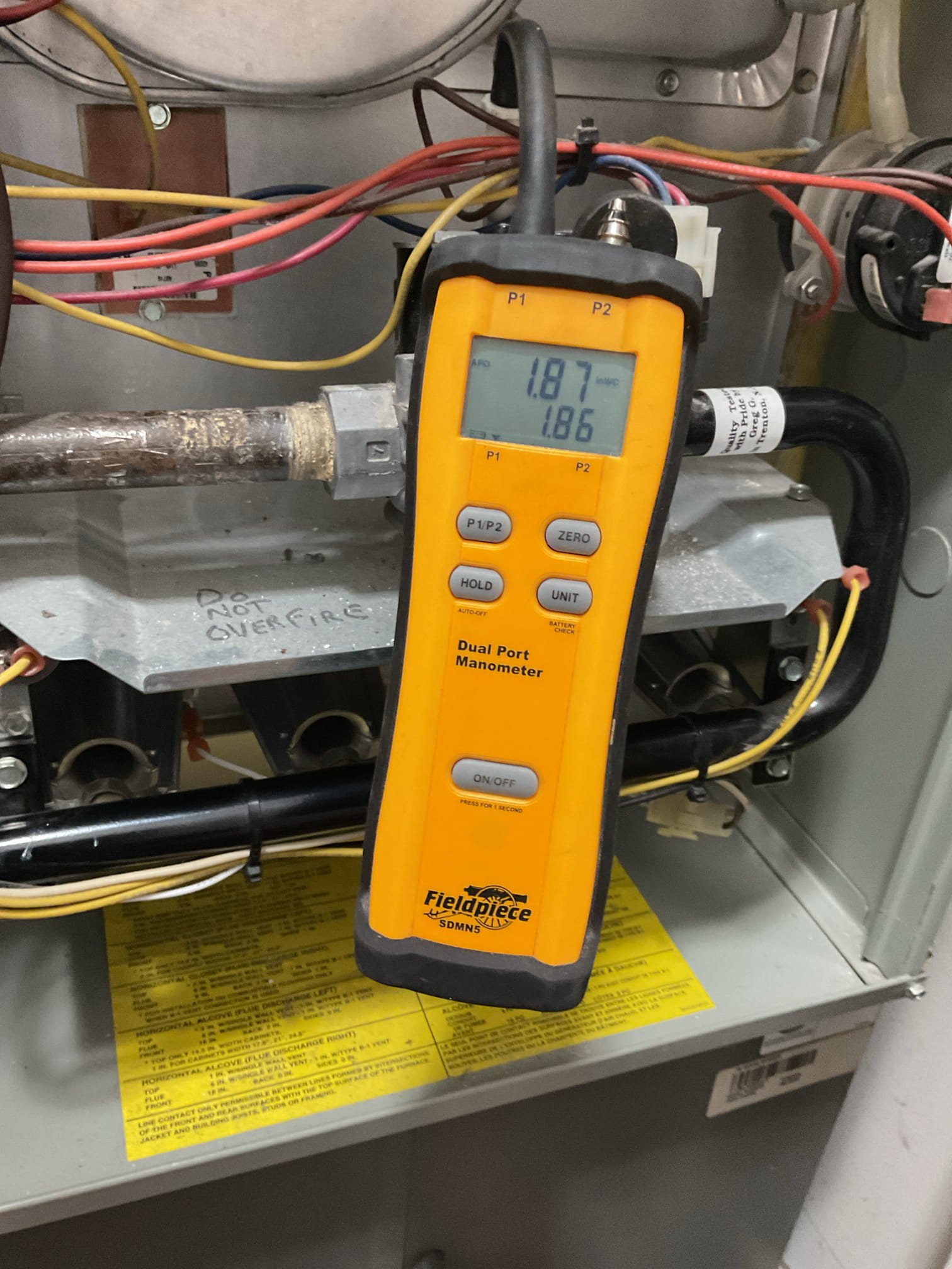 I arrived for a comfort issue . I checked the air filter and found good . I checked the flame sensor and the gas pressures and found low fire  was set to high I adjusted, and high fire  was set correctly. I went through the thermostat settings and found good. I checked the thermostat with a thermometer and it matched . I couldn’t replicate an issue . This could be considered an intermittent issue and can take multiple visits to pin point. The tenant will let us know if the unit drops out . The is running behind this time of service. I sent a payment link to the landlord for one $193.55.

Also left an estimate for a contract for the landlord to look over contract price is $189.00 this would give you 15% discount on parts and labor and gives you priority service at diagnostics at $ 84.15  to start. 