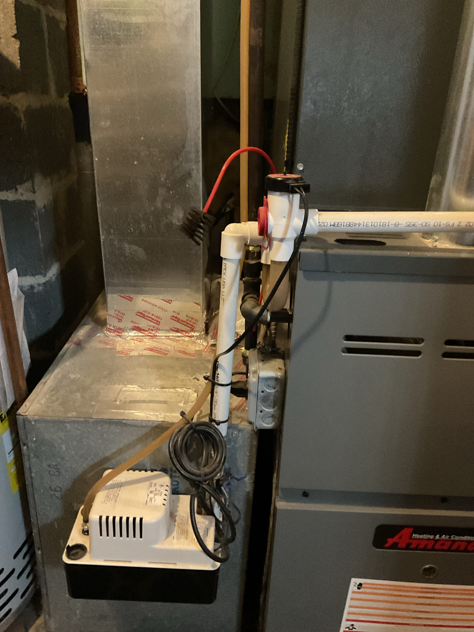 1/12/26 Dan 
I arrived to the customers home to service there 7 yr old 80% gas furnace system. 
I started with checking the air filter and replaced, filter size is 20x25x1  . I checked all my electrical connections and voltages. I inspected and tested the  burners , flame sensor and the igniter. I inspected the exhaust for restrictions and rust and holes. I inspected the inducer and the blower motor operation. I checked and tested for combustion and took temp rise splits at the return and the supply. Everything is running fine at this time of service. 