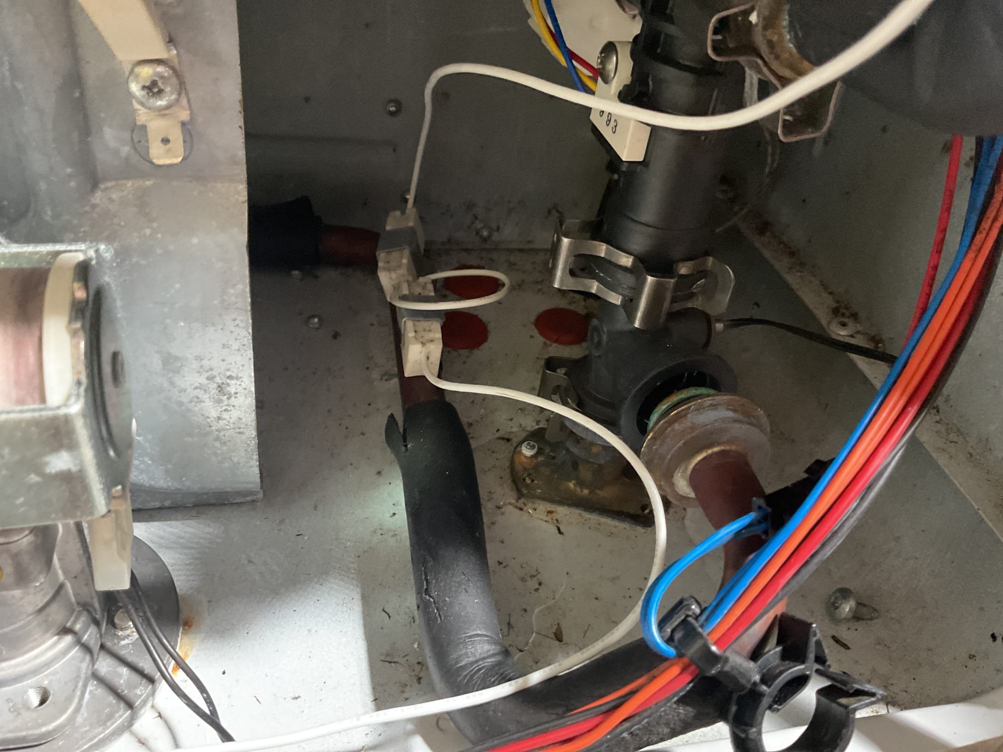 1/13/25. Removed old bypass valve from tankless water heater ( was not an easy job). Installed new bypass valve and bleed air and checked for leaks no leaks found. Cycled both sinks in basement and delivered 120 degree water ever time. Tankless water heater is working properly, no error codes came up on display. 