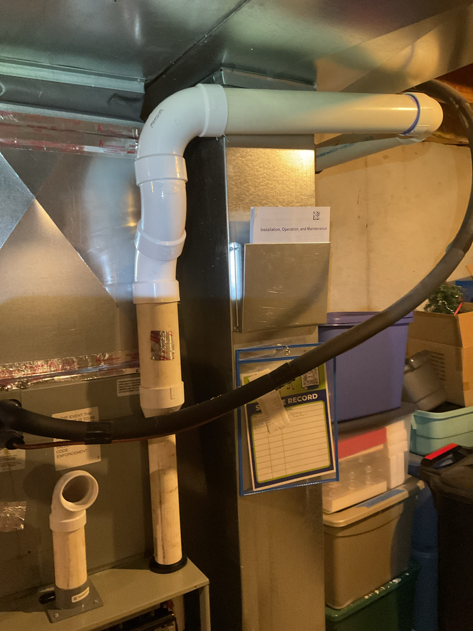 I arrived to the customers home to perform a Q.A. Inspection on there new 2 stage Trane 95% gas furnace system.  I started with checking the air filter and found good.  the filter size is 16x25x1. I checked the overall neatness and performance of the newly installed system. I checked over all system accessories. I checked all my electrical connections and voltages. I inspected and tested the  burners , flame sensor and the igniter. I water tested all tubing and hoses. I inspected the exhaust and fresh air pipe for restrictions and bellies. I inspected the inducer and the blower motor operation. I checked and tested for combustion . Everything is in good working order 
