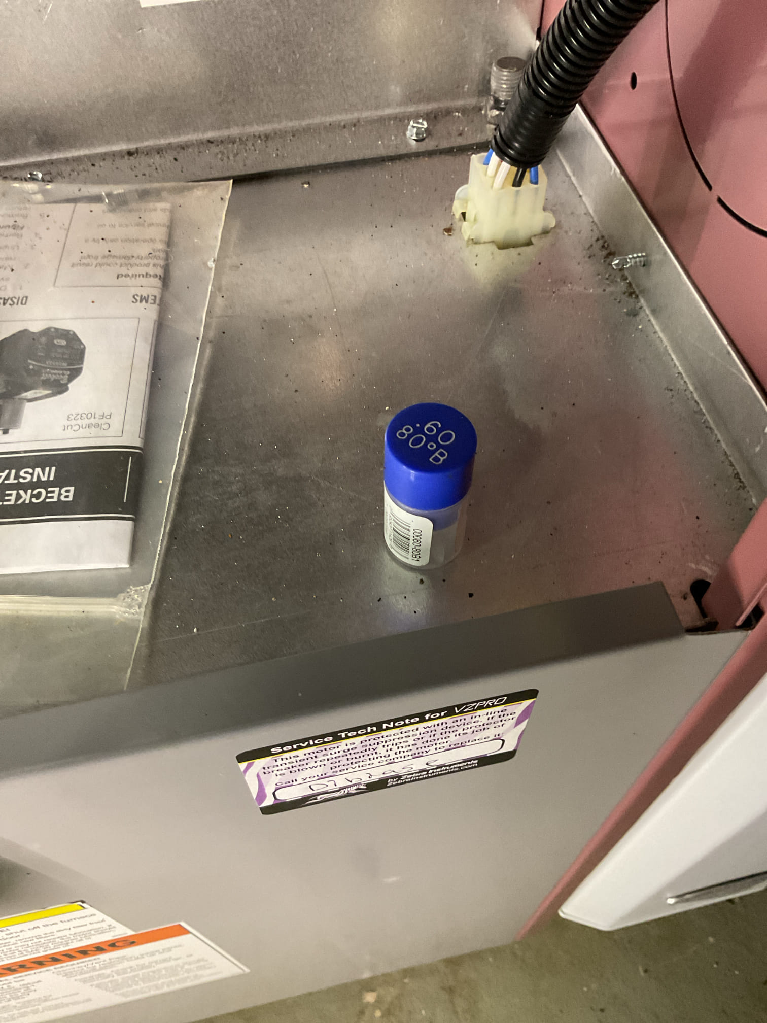 1/14/26 Dan 

I arrived to the customers home to service their 5 yr old thermo pride oil furnace system. 
I started with checking the air filter , and replaced the air filter , it’s a 413 Aprilaire supplied by the customer. I checked all my electrical connections and voltages. I replaced my strainer and nozzle , and the oil filter. I inspected and set my electrodes for proper gapping for optimal performance.  I inspected the flue pipe  for corrosion and pitting. Inspected my heat exchanger and the chimney for clearance. I bled the oil burner and tested system for smoke and combustion. I took temp rise splits at the return and the supply. Everything is running fine at this time of service, newer system. 

I collected for the customers $399.00 for his service agreement renewal. Paid by cc. No recommendations at this time .