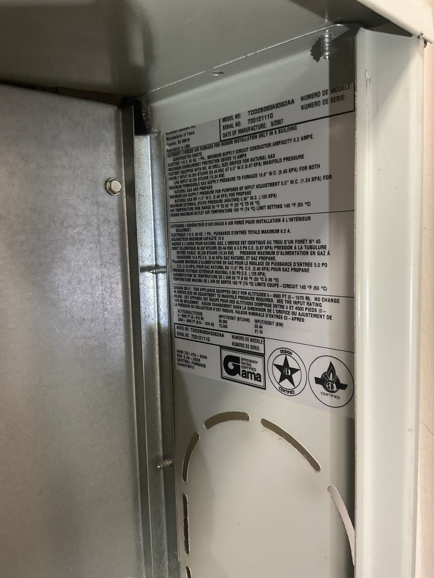 No heat:
Furnace was not operational when I arrived. Hard Lock out on multiple pressure switch openings 
80% efficiency down flow furnace installed 6/15/07. AC is the same age. 
Found that the draft pulled by inducer is just under what is required to make  the pressure switch.
I cleaned the tubing and pulled the heat exchanger cover plate off.
Ton of soot and debris. Cleaned this and draft improved slightly. Just enough to make the pressure switch. And furnace would run for 5 min. However the draft randomly drops thereby shutting off the furnace. Switch is rated for .-50”. Draft being pulled is around -.47”

There were blockages in the furnace heat exchanger preventing inducer from being able to make adequate draft. Inducer motor is failing, Also noticed the board randomly energizes the second stage of inducer.

Need new control board and inducer motor as minimal required repairs.

I would not spend any money on this system. 

Added clean pressure switch tubing and lines to today’s inv
