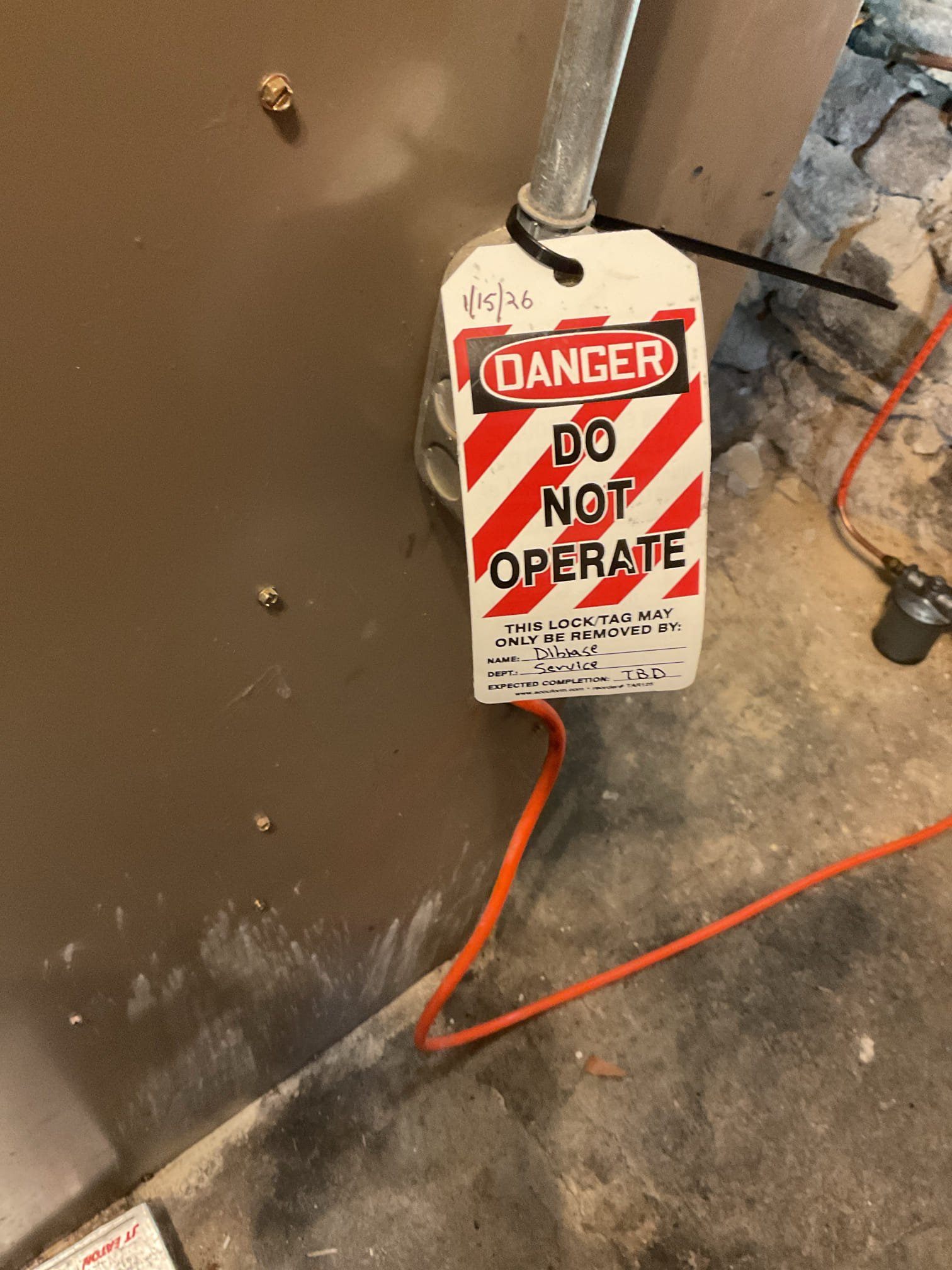 I arrived for an oil furnace check up and found soot all around th3 unit and in the cabinet and blower compartment. I talked with the customer and highly recommended in getting an estimate for new system and let her know I was going to red tag the furnace due to being a danger running the system. The oil furnace is over 22 years old. We have a comfort consultant coming out between 10 and 11 today to give customer options I collected for $65 for charge did not charge for check up was not completed. The $65.00 charge was paid by credit card.