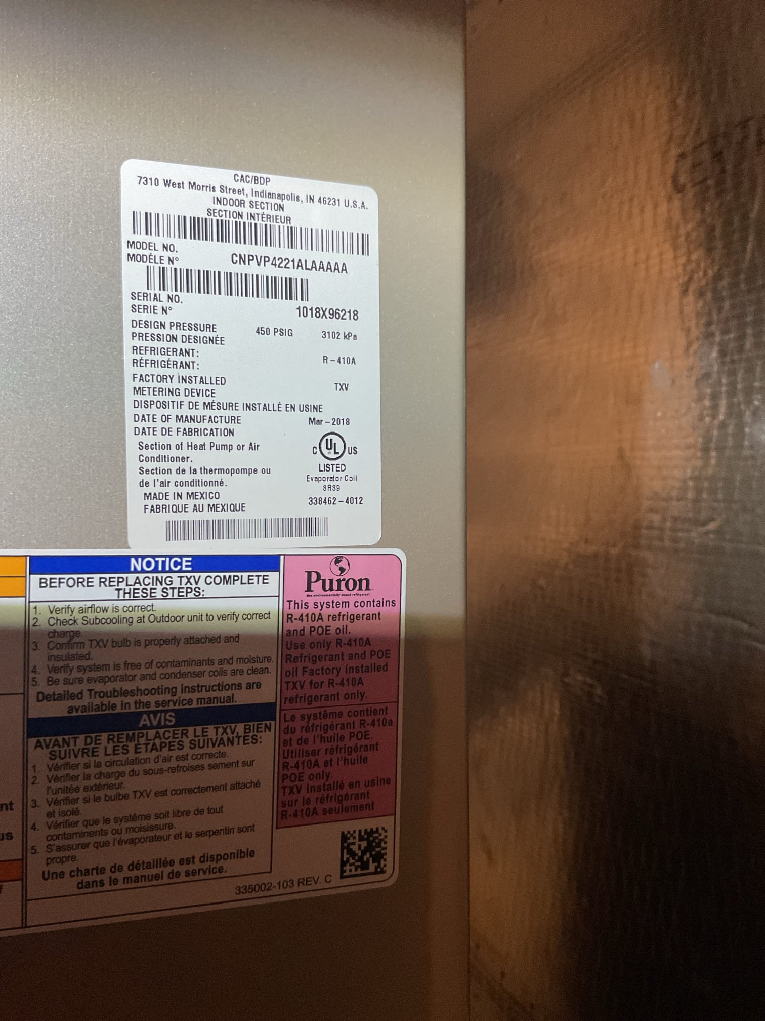 Completed heat tune up York oil furnace from early 90s.
Heat pump is Carrier from 2018 and it was originally configured at controls n such a way that the oil furnace had heat pump would run at the same time but she had a contractor install new thermostat and configured so oil furnace is locked out 35°F outdoor temperature and above and that the heat pump and oil furnace do not run together. 

20x25x6 filter ok
Cleaned heat exchanger (cast iron drum style) and inspected flue piping and chimney. 
Replaced oil filter, strainer is clean, replaced .75 70°A nozzle. 
Inspected electrode condition and alignment, transformer, cad cell eye, and air bands for debris. Cad cell eye very discolored. She agreed to replace today. Electrodes are the older style rounded face. Recommend replacing. Provided email estimate. I did not have the electrodes to offer to replace today, 
Inspected wiring, controls, electric motors and components including fan speeds. 
Bled oil line and tested system
Measured temp