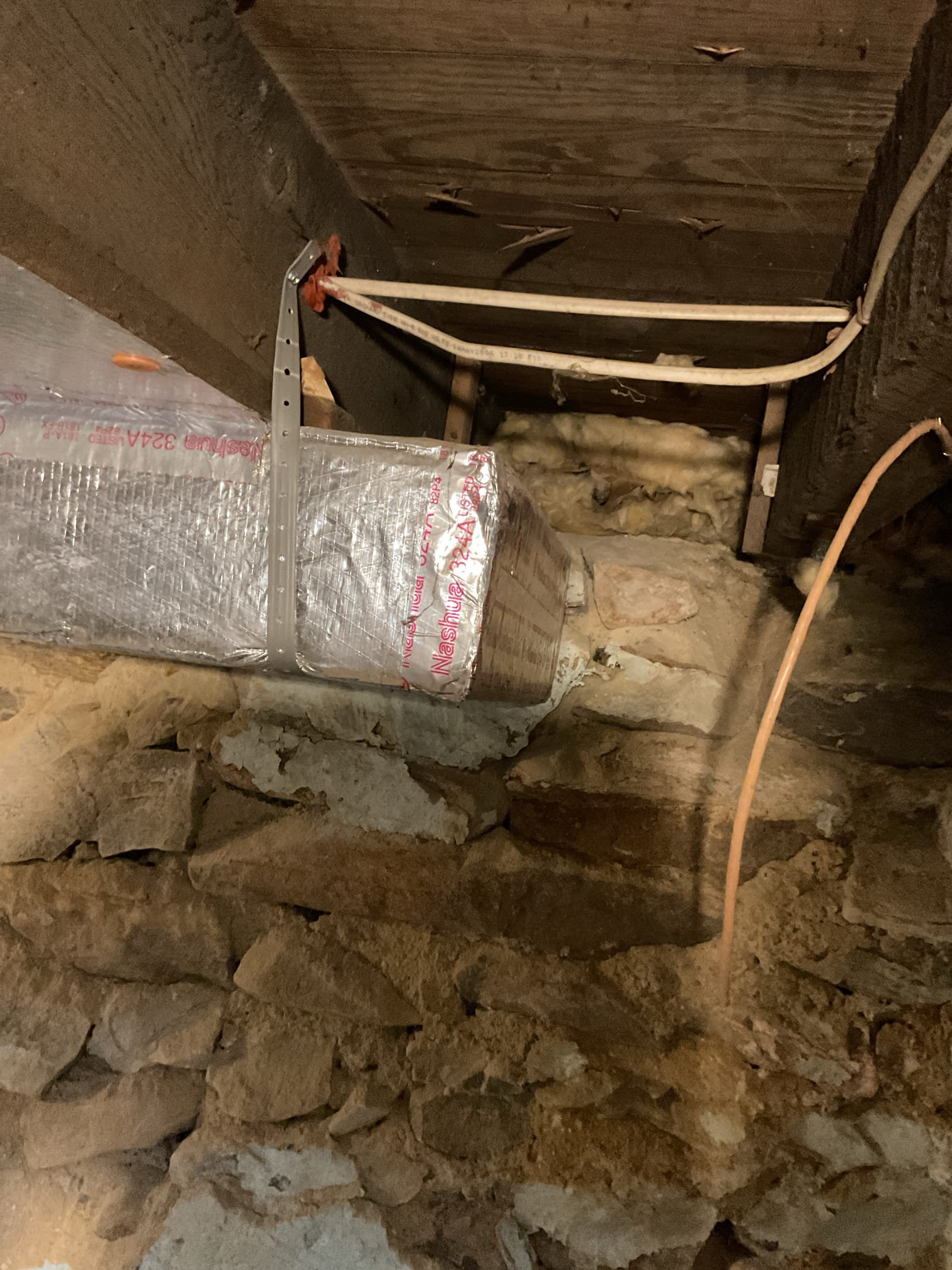 Luis 1-16-26 heat pump inspection, Nordyne heat pump from 2007. Talked to tenant upon arrival, I noticed thermostat set point is 78 and room temp 72. Customer stated maximum temperature they can get is 72 and unit runs 24/7. I check system operation, I check airflow and test 10 kw back up heat, check refrigerant levels and pressures, none of the issues found during last couple visits have been fixed. Air handler breaker issue, return duct has major leaks, Temperature reading at the filter box 60 degrees. There are two return grills in first floor that goes trough outside walls. Living room air temp 70 degrees. Tenant states they have to keep thermostat at 78 so the rest of the house stays warm. If they dropped thermostat to 72 house temperature only goes to 65 F. after testing system. Final recommendation will be installing floor grill with some ductwork modifications on the return. This will help eliminate leaks from walls. I would also recommend upgrading system to after and more eff