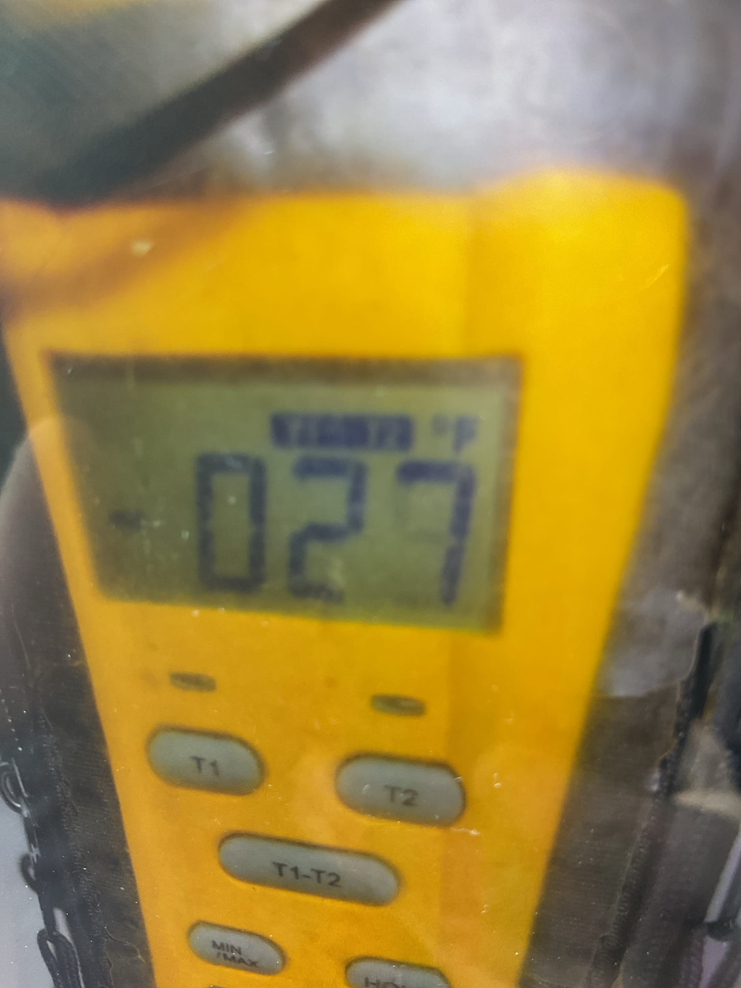 Luis 1-29-26 tenant called in because they were getting cold coming out of the vents. They also reset breaker at the basement unit. Found unit running upon arrival heating and thermostat satisfied. (No errors showing on HP)I increase temperature on thermostat and test operation, check supply and return air temps ok 25 degrees split on regular heat mode. With electric heat year rise increase to 64 degrees. Check refrigerant levels and pressures on Bosch heat pump ok check transducer for proper operation ok 4.9 dc volts and 2.9 dc head pressure 304. Cycle heat pump ok. No issues were found. I did replace 413 filter, by spring time filter will be super dirty. 