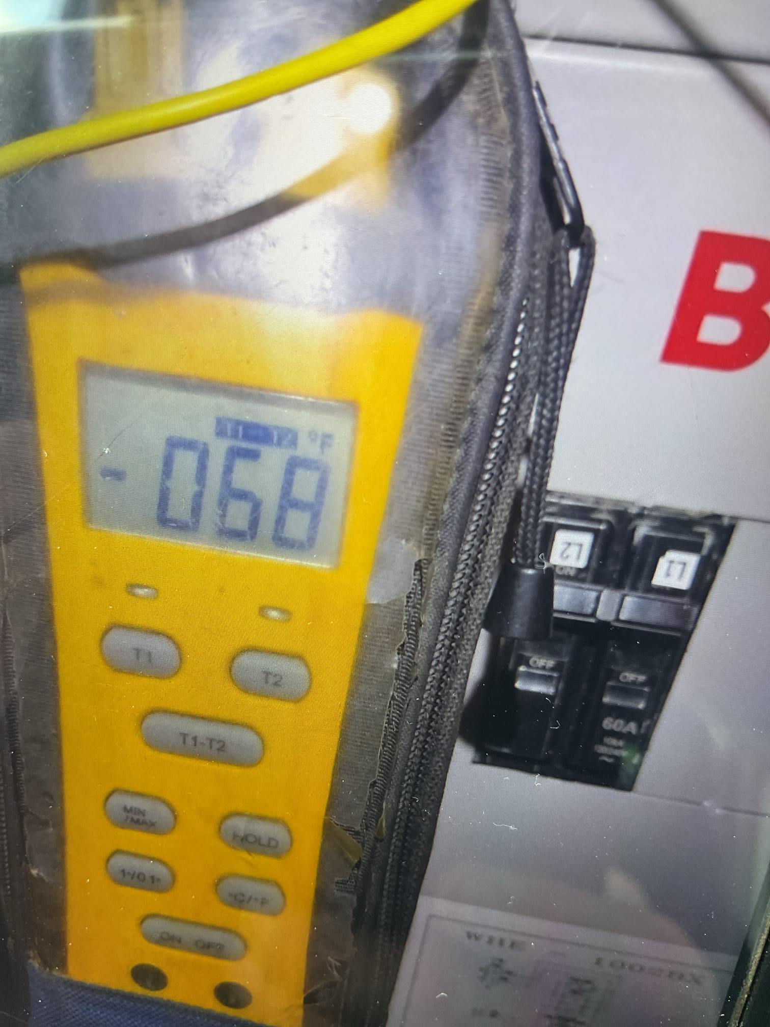 Luis 1-29-26 tenant called in because they were getting cold coming out of the vents. They also reset breaker at the basement unit. Found unit running upon arrival heating and thermostat satisfied. (No errors showing on HP)I increase temperature on thermostat and test operation, check supply and return air temps ok 25 degrees split on regular heat mode. With electric heat year rise increase to 64 degrees. Check refrigerant levels and pressures on Bosch heat pump ok check transducer for proper operation ok 4.9 dc volts and 2.9 dc head pressure 304. Cycle heat pump ok. No issues were found. I did replace 413 filter, by spring time filter will be super dirty. 