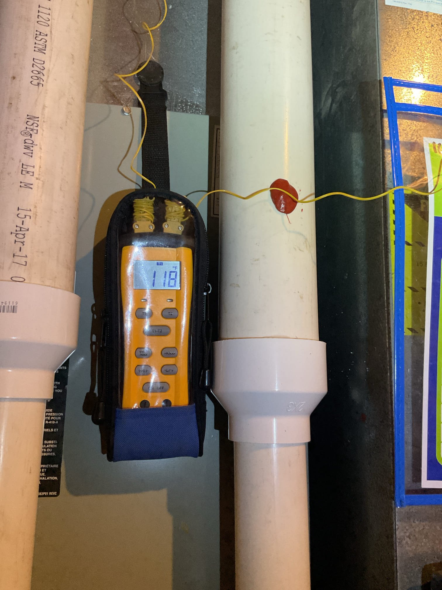 Completed QA for 80,000 BTU natural gas funace install.

16x25x1 filter ok,
Lowered heating fan speed to 1190 CFM based on blower performance chart, and temperature rise. Homeowner mentioned system is louder than his previous system. Extended heat off blower delay from 100 to 140 seconds.
Checked gas pressures, ignitor ohms, flame rectification. 
Combustion and draft tests: Pass
Verified that blower motor surge protector was installed 

Install passes quality assurance inspection. 
