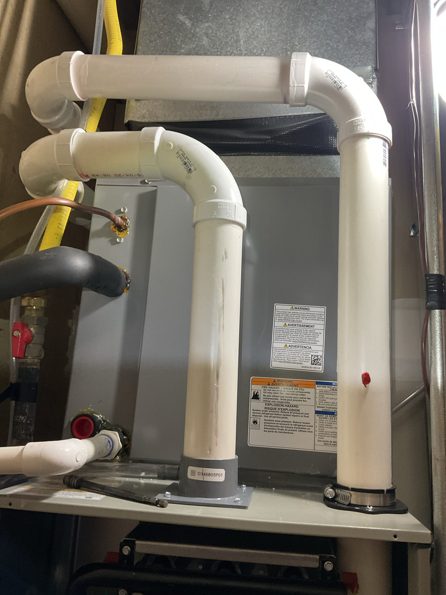 I arrived to the customers home to perform a Q.A. Inspection on there new 2 stage Trane 95% gas furnace system.  I started with checking the air filter and found good.  the filter size is a aprilaire 413. I checked the overall neatness and performance of the newly installed system. I checked over all system accessories. I checked all my electrical connections and voltages. I inspected and tested the  burners , flame sensor and the igniter. I water tested all tubing and hoses. I inspected the exhaust and fresh air pipe for restrictions and bellies. I inspected the inducer and the blower motor operation. I checked and tested for combustion and temp splits. Everything is in good working order 
