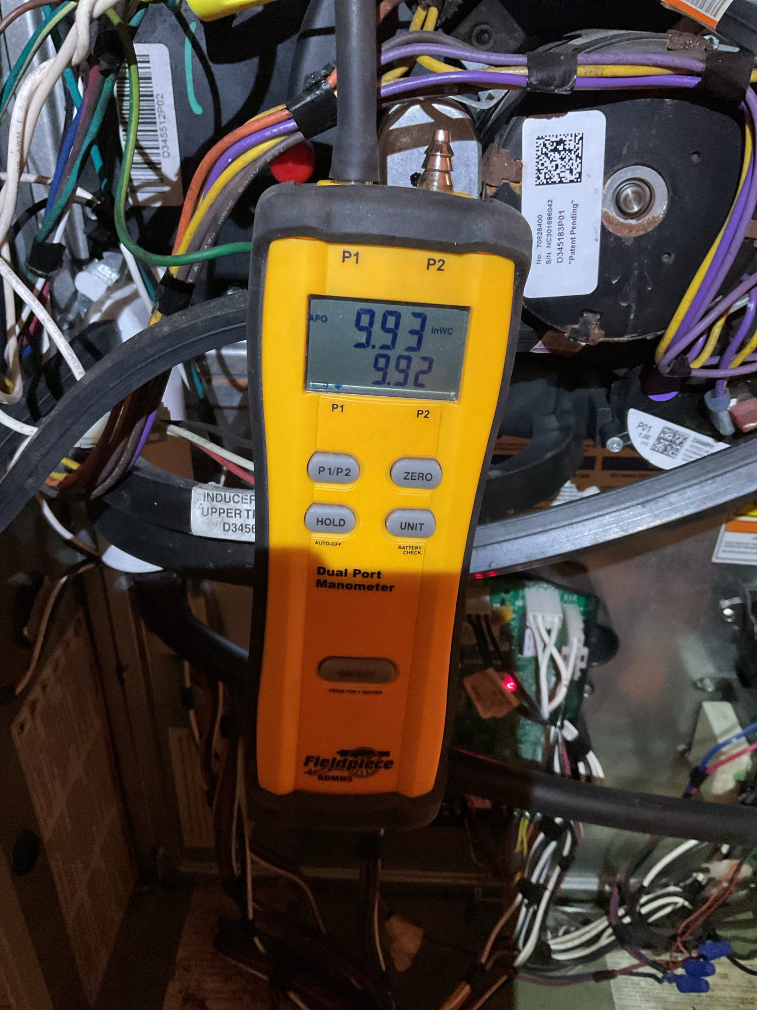 Arrived for no heat. We were here in December for a maintenance. I turned the system on found flame won’t come all the way across system is LP gas. I pulled the burners and they were very dirty.  I cleaned the burners and but back into place and tested system operation. Combustion was good and heat exchanger was fine . I recommended to the customer that the burner tubes are in bad shape and need to be replaced. He agreed and put 50% down for the new burner tubes. Please follow up with the customer when we get the burner tubes to schedule the repair.  This is a recall no charge . I did collect for $335.43  for 50% down for the (5) burner tubes . Remaining balance due after the repair is completed. 