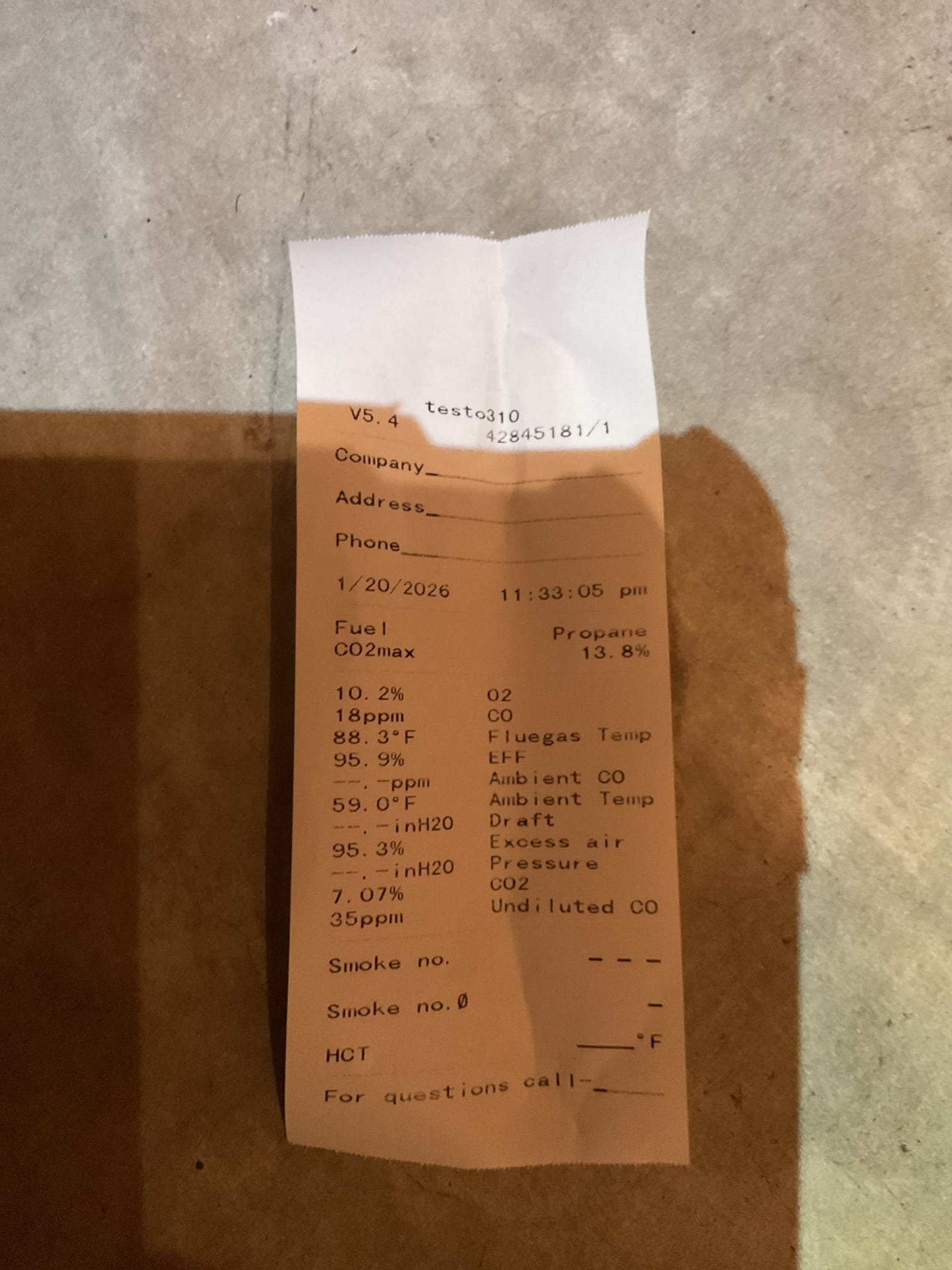 Arrived for no heat. We were here in December for a maintenance. I turned the system on found flame won’t come all the way across system is LP gas. I pulled the burners and they were very dirty.  I cleaned the burners and but back into place and tested system operation. Combustion was good and heat exchanger was fine . I recommended to the customer that the burner tubes are in bad shape and need to be replaced. He agreed and put 50% down for the new burner tubes. Please follow up with the customer when we get the burner tubes to schedule the repair.  This is a recall no charge . I did collect for $335.43  for 50% down for the (5) burner tubes . Remaining balance due after the repair is completed. 